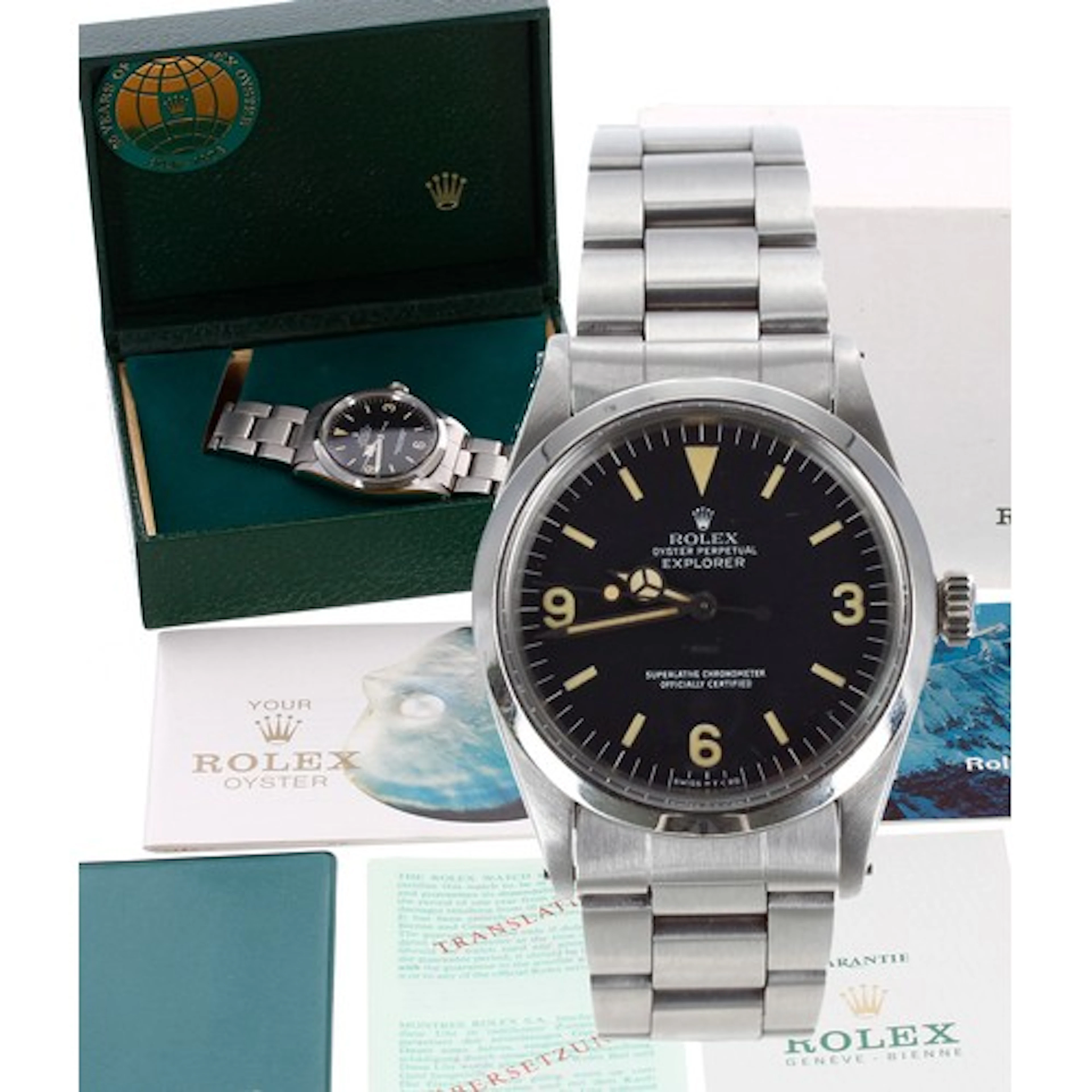 Rolex Oyster Perpetual Explorer stainless steel gentleman's ...