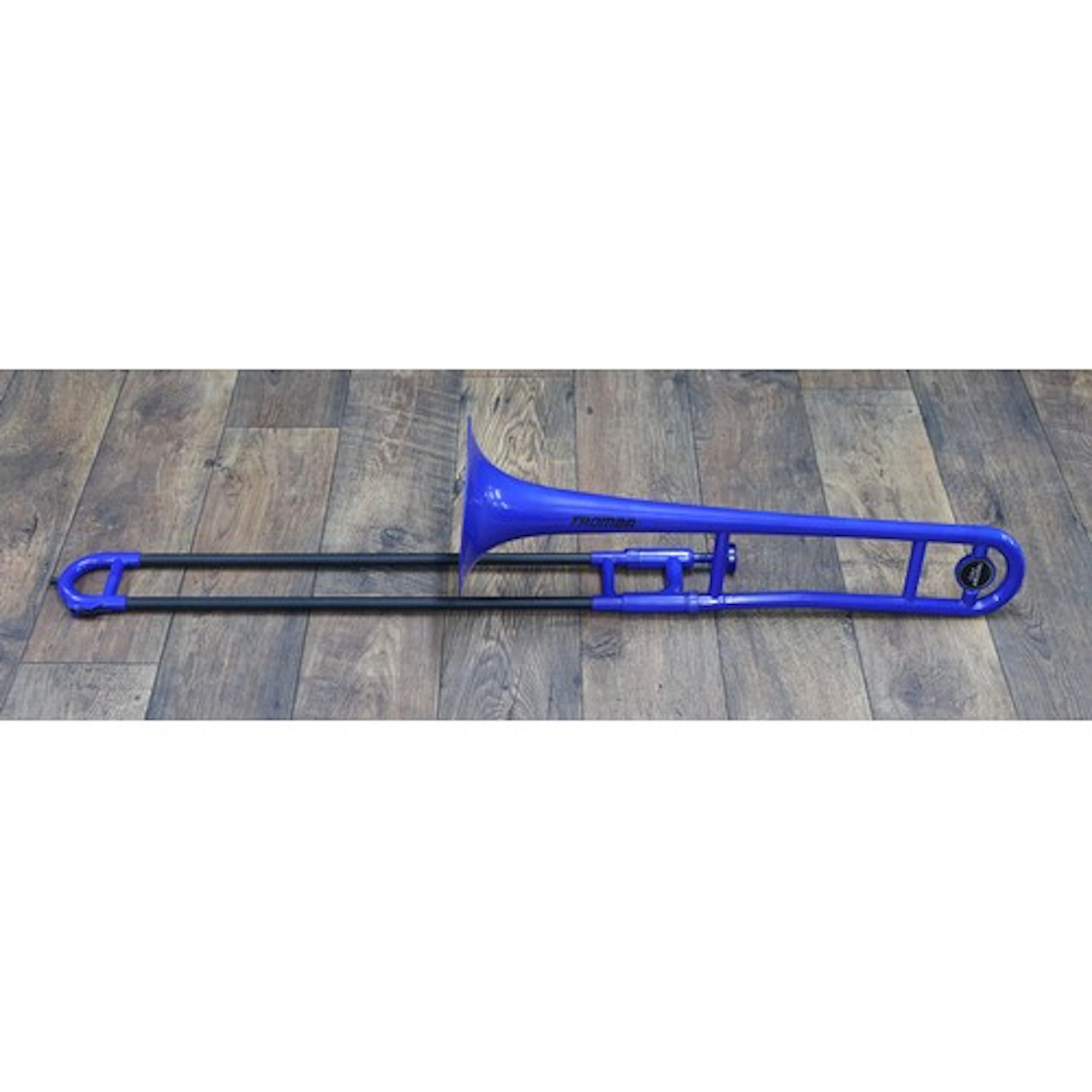 Tromba Pro plastic trombone, blue, gig bag