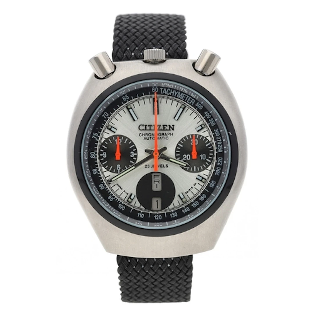 Citizen 'Bullhead' Chronograph automatic base metal and stai...