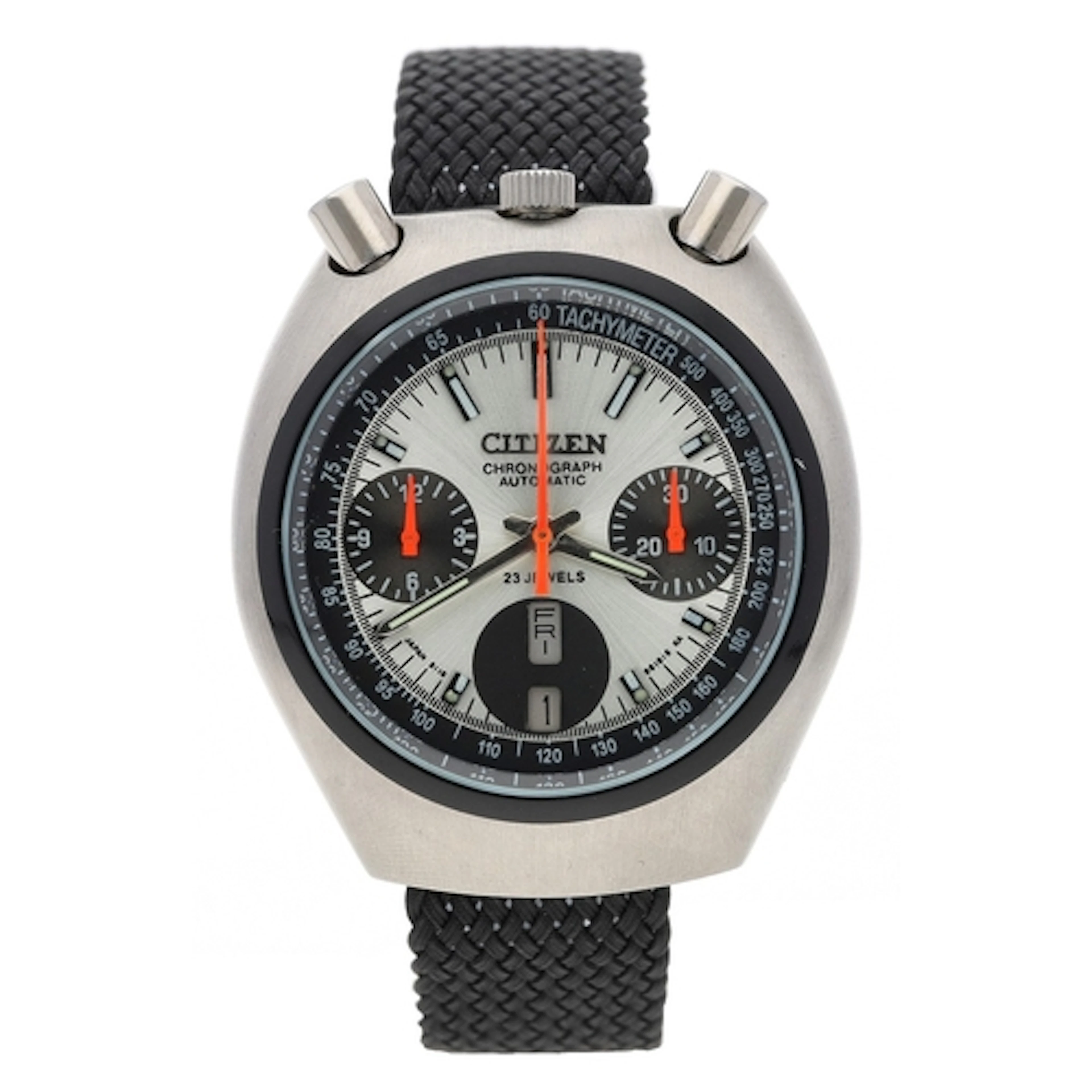 Citizen 'Bullhead' Chronograph automatic base metal and stai...