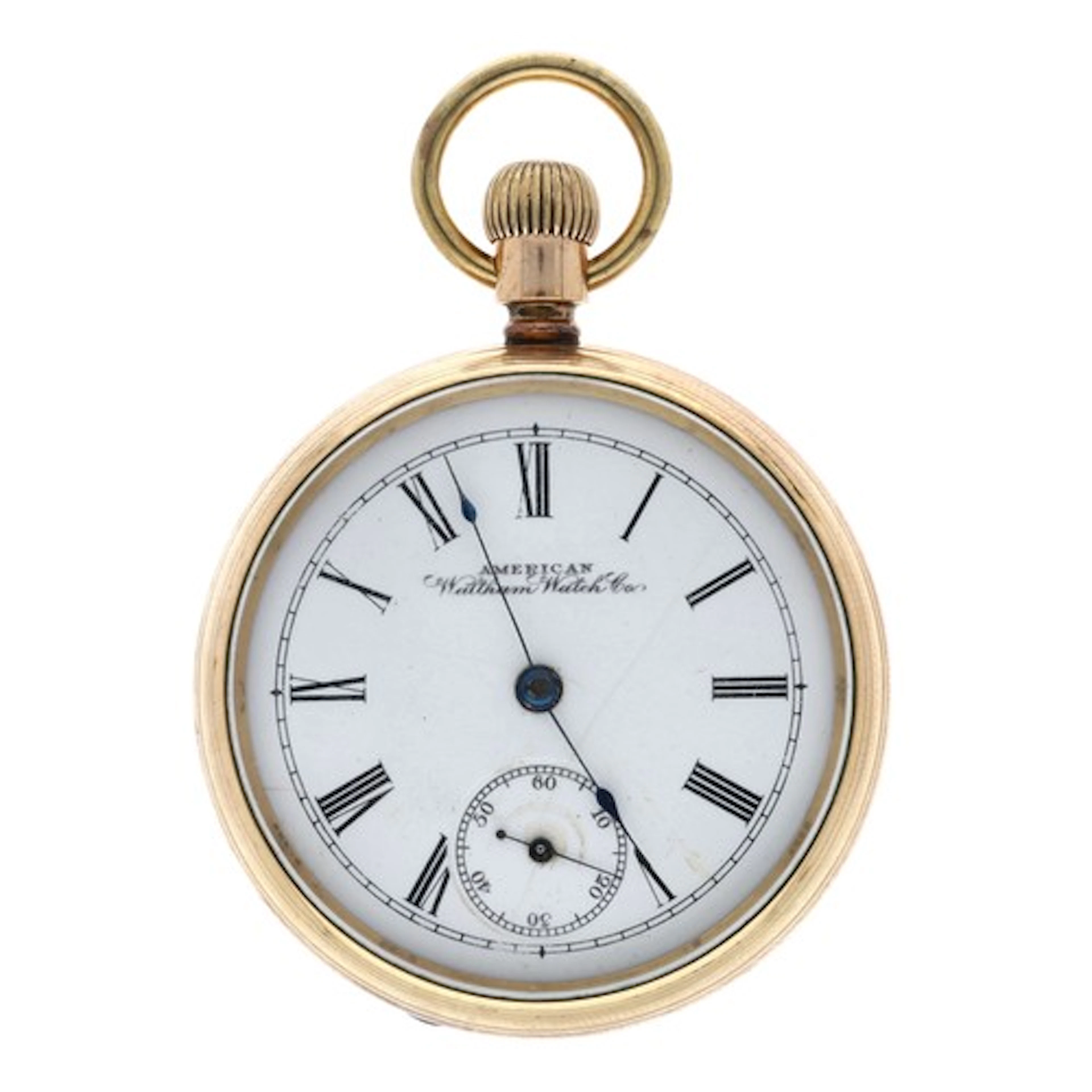 American Waltham 'Traveler' gold plated lever pocket watch, ...