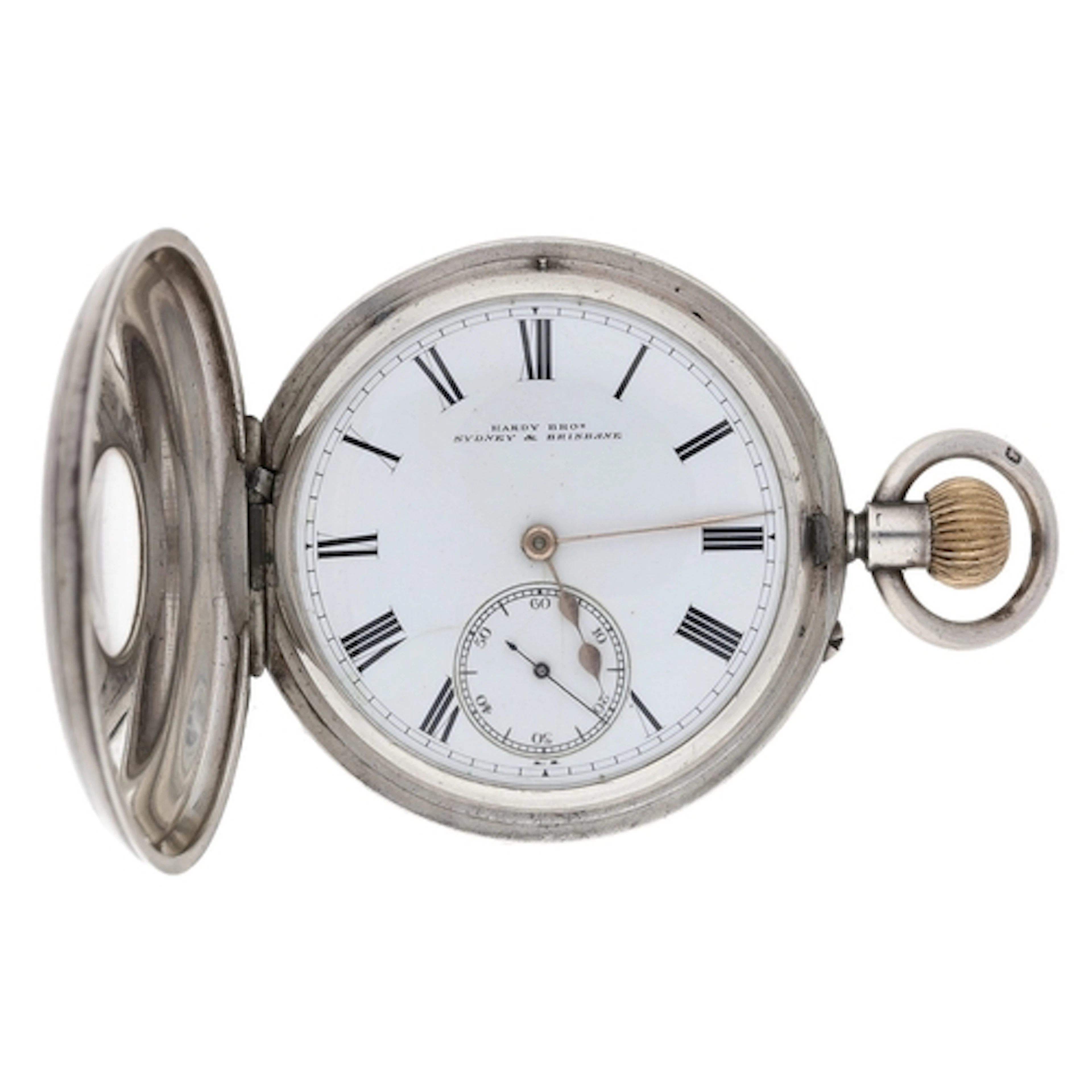 Victorian silver lever half hunter pocket watch retailed by ...