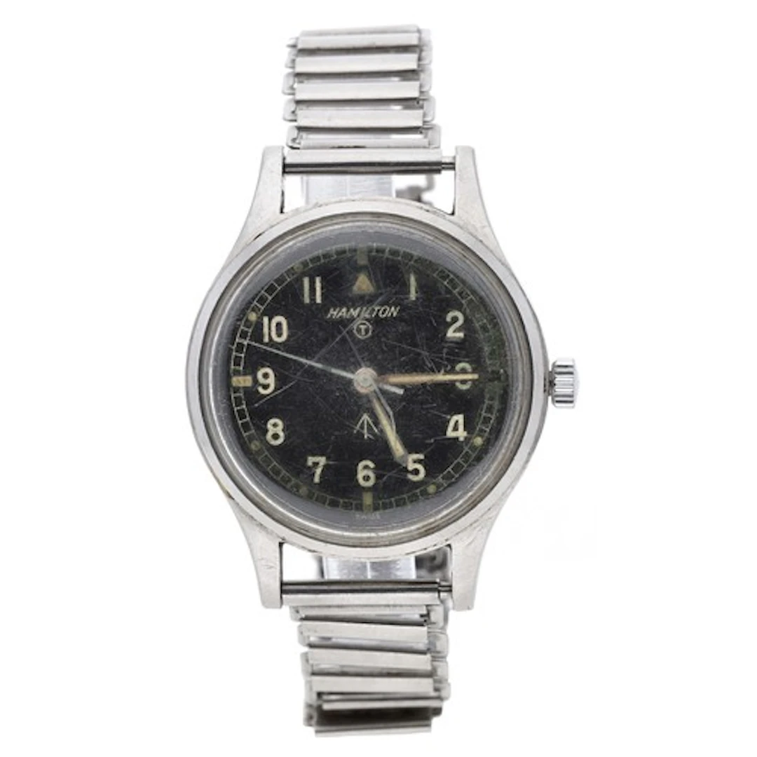 Hamilton 'Mark II' British Military R.A.F. stainless steel p...