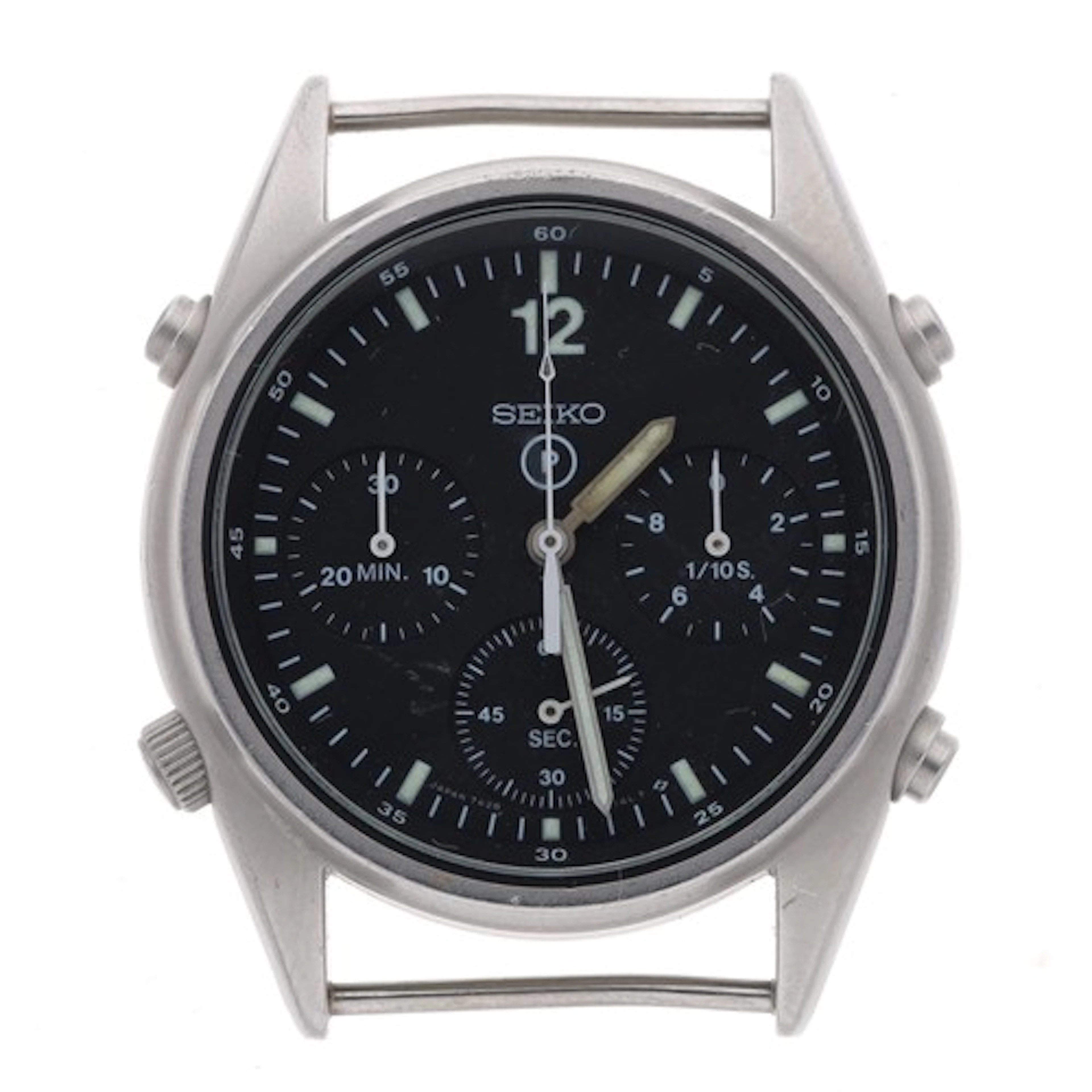 Seiko British Military 'R.A.F. Gen 1' chronograph stainless ...