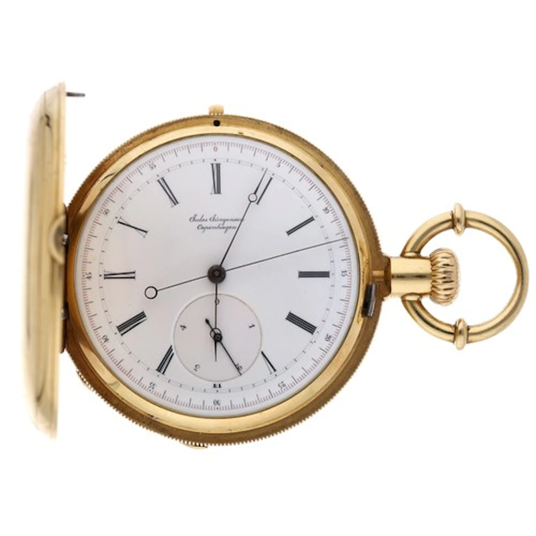 Jules Jurgensen, Copenhagen - fine and rare 18k foudroyante ...