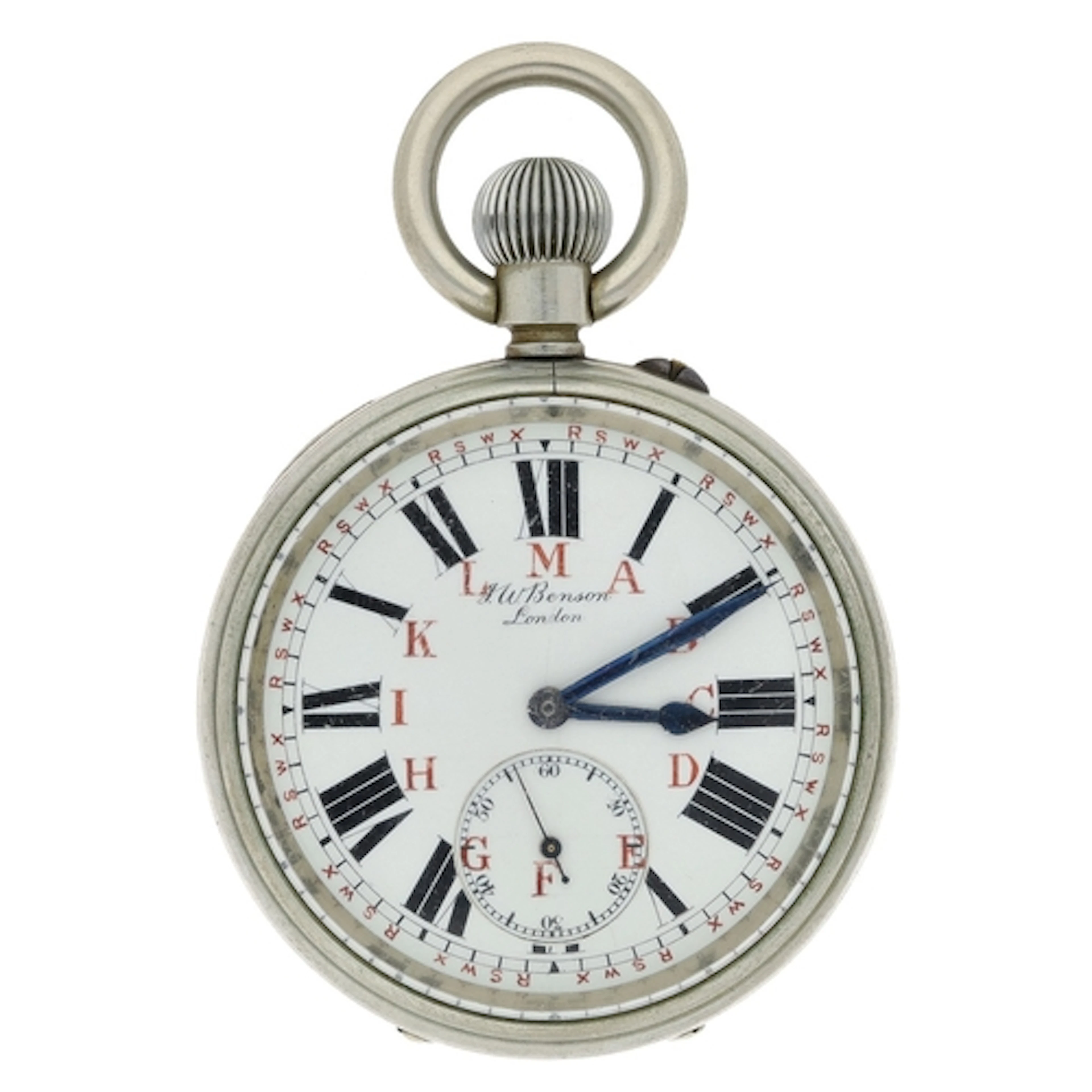 Rare J.W. Benson Telegraphy Morse Code dial British Military...