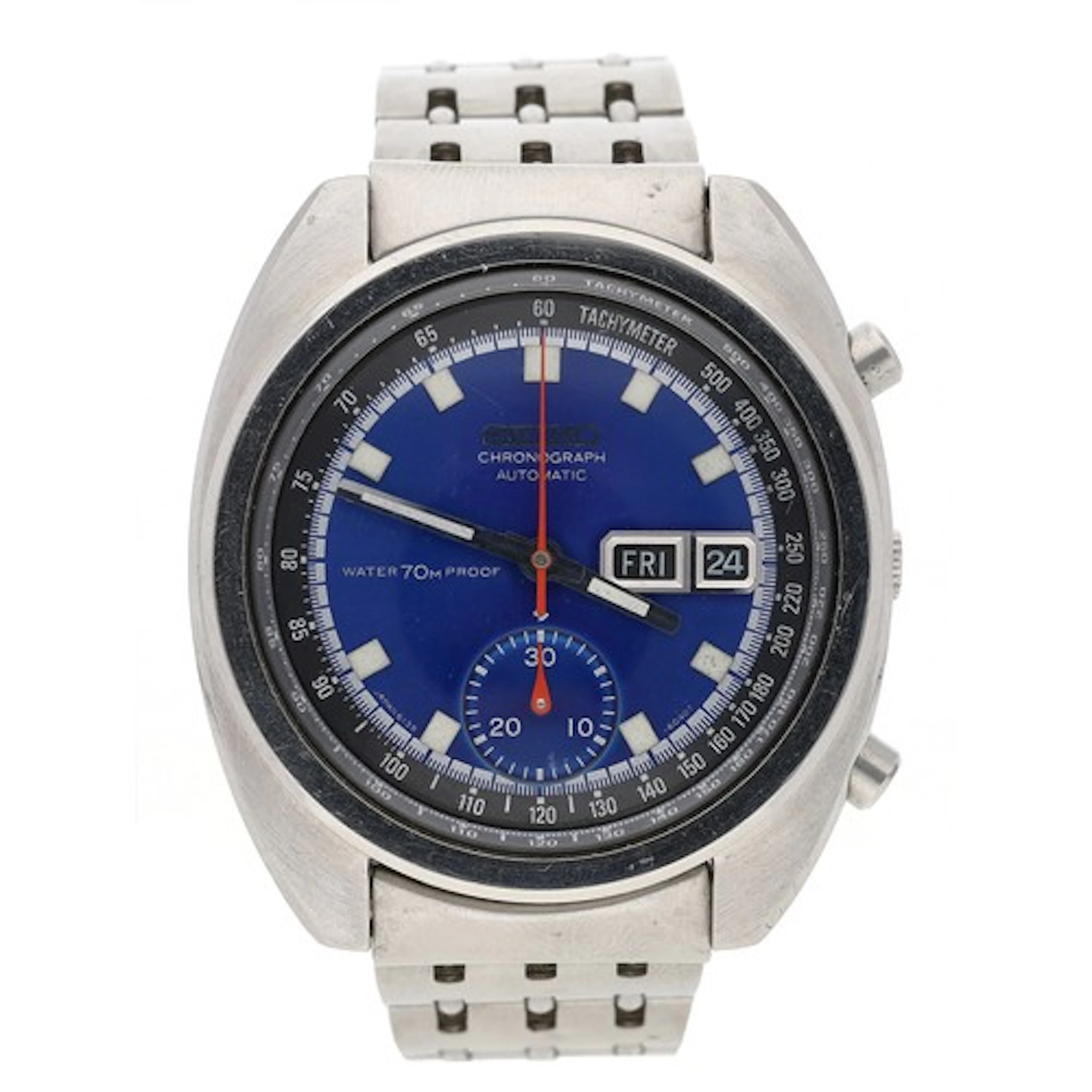 Seiko Chronograph automatic stainless steel gentleman's wris...