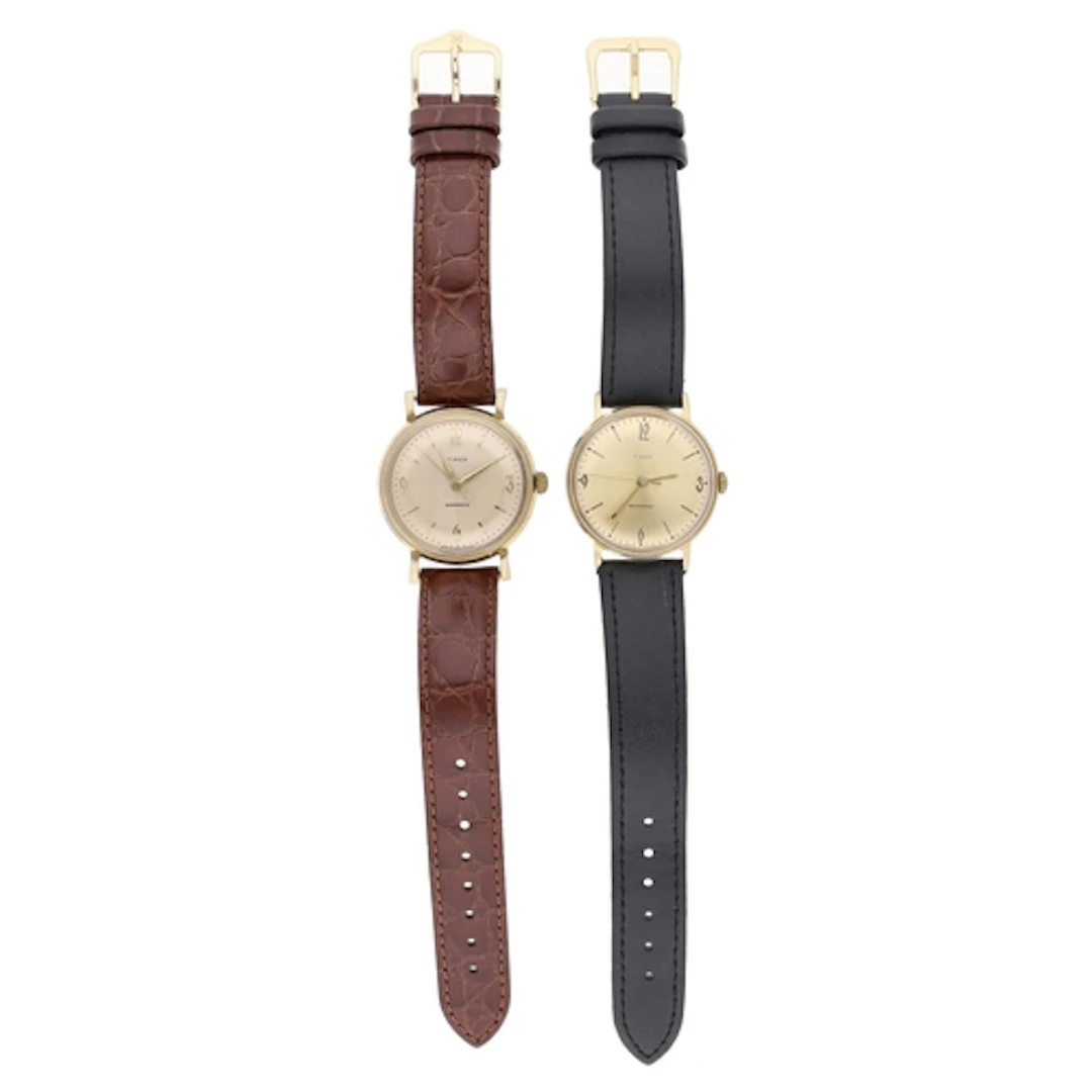 Timex gold plated and stainless steel gentleman's wristwatch...