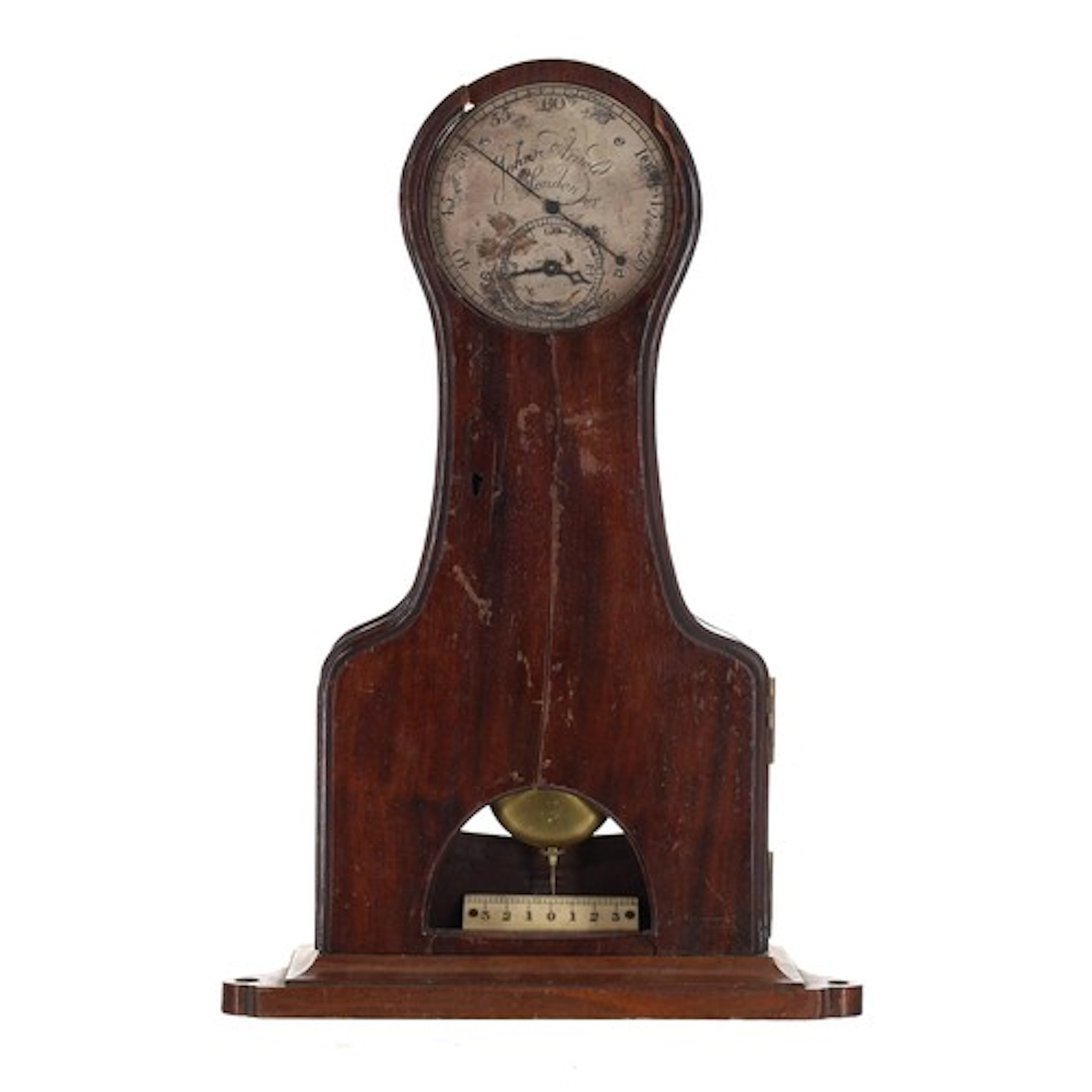 Interesting early 19th century mahogany regulator table cloc...