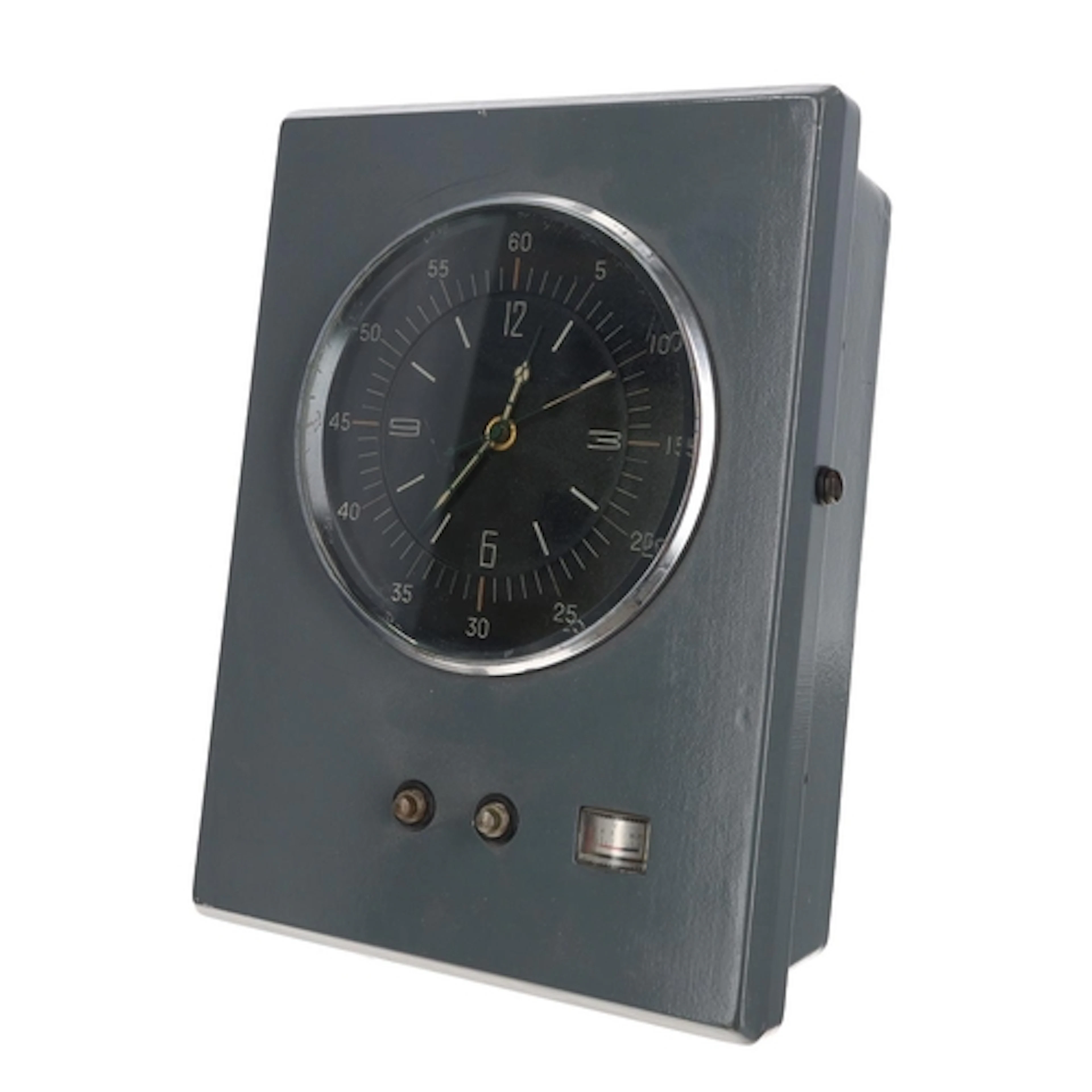 Early quartz crystal marine chronometer, possibly made in Ya...