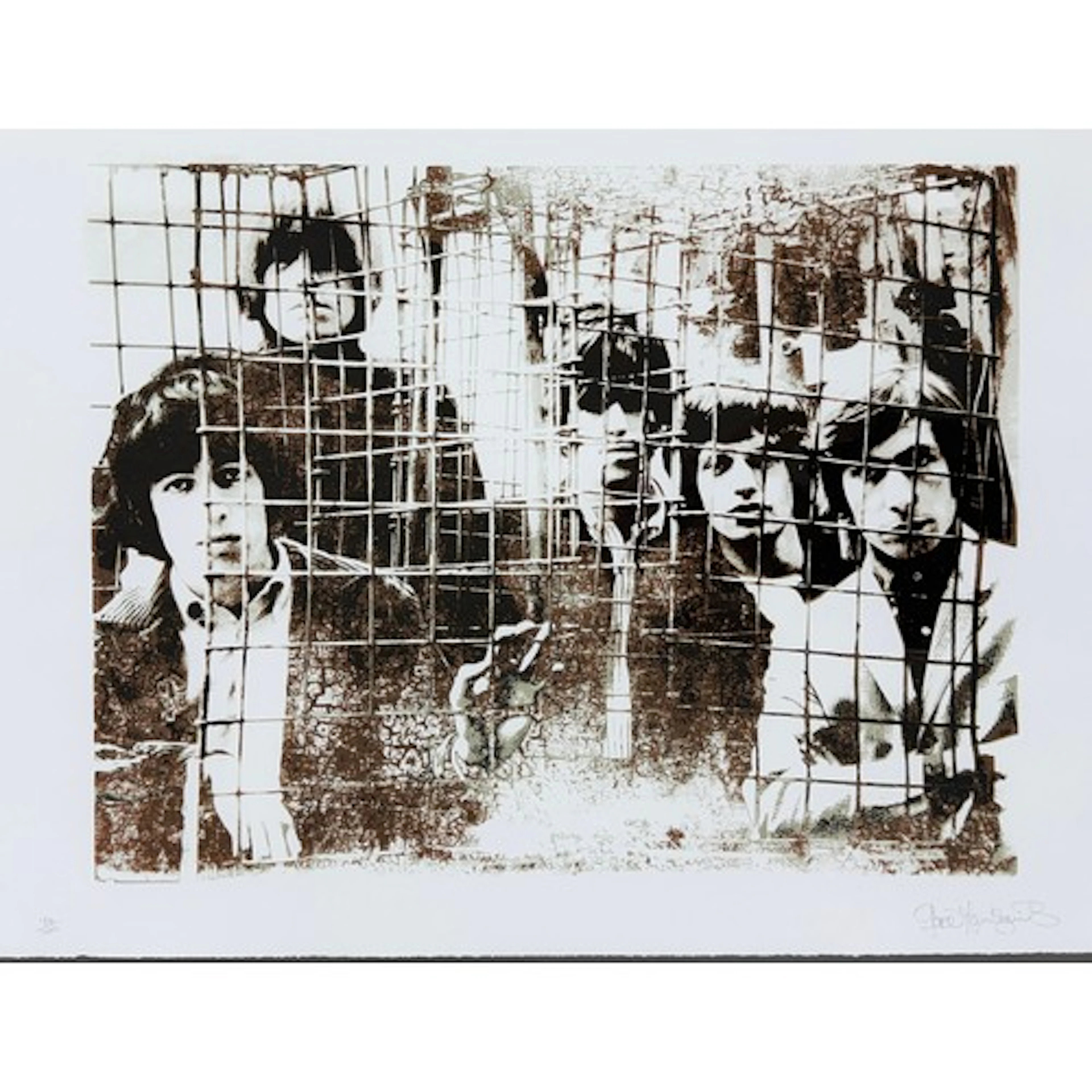Gered Mankowitz (born 1946) - The Rolling Stones 'Caged', Or...