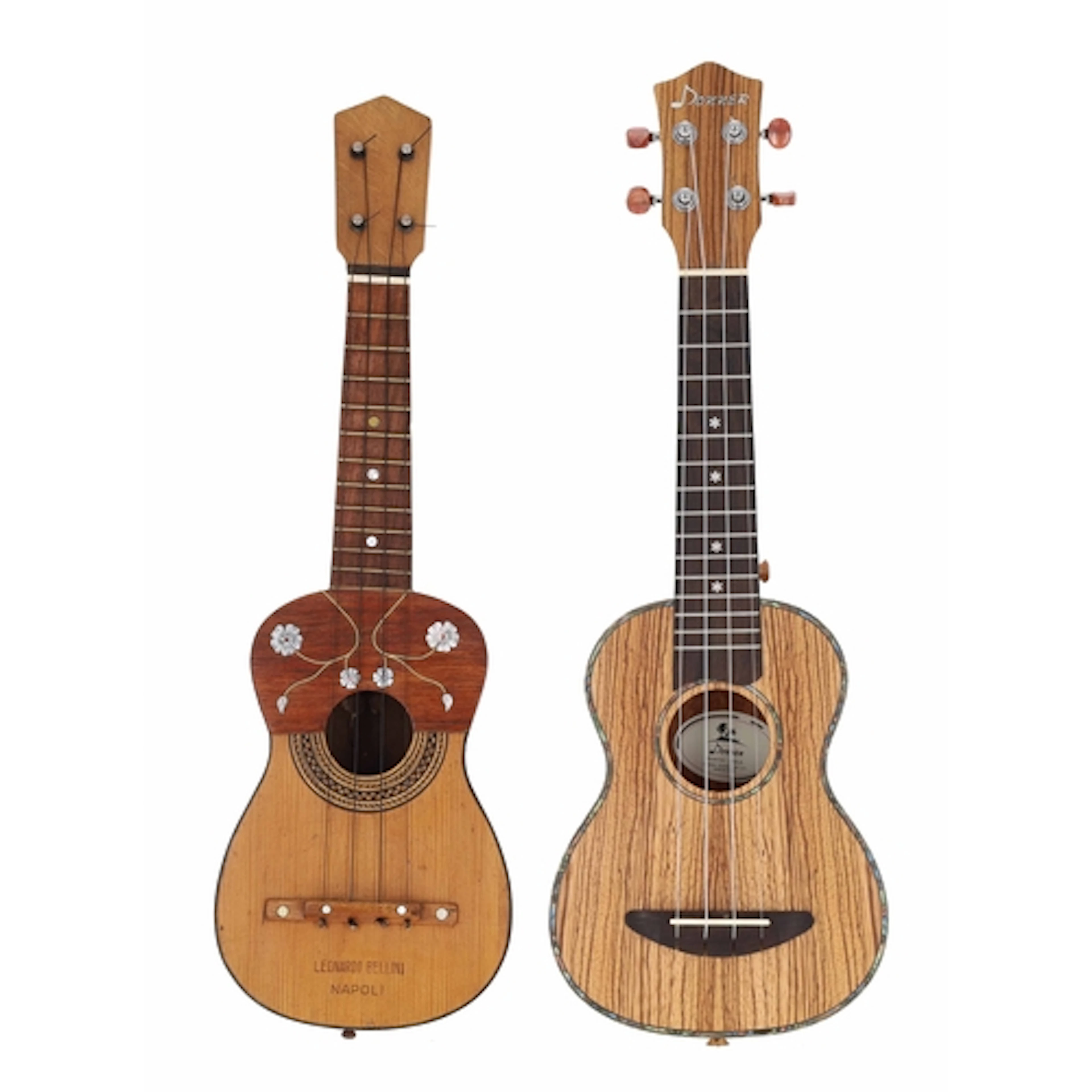 Italian soprano ukulele by and stamped Leonardo Bellini, Nap...