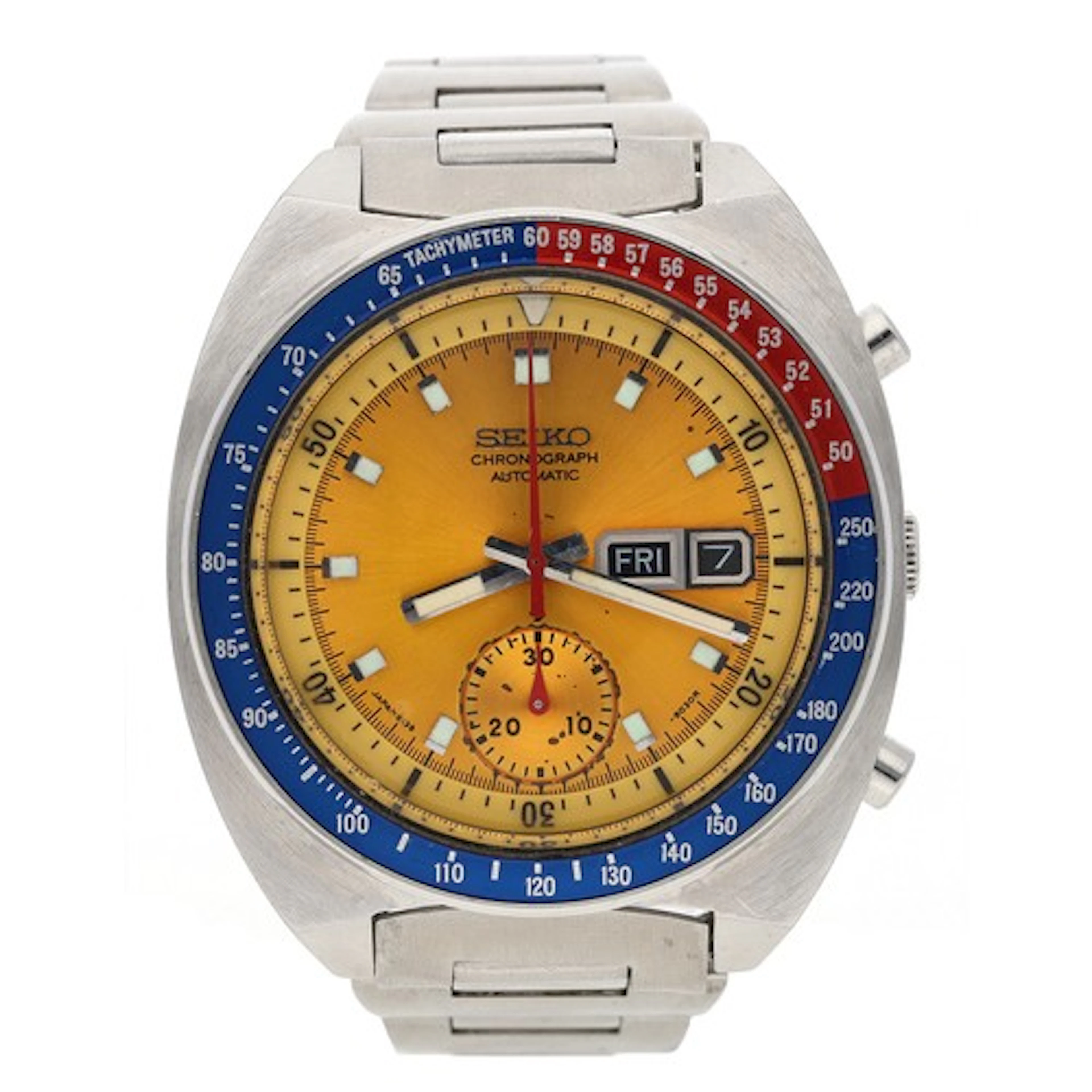 Seiko 'Pogue' Chronograph automatic stainless steel gentlema...