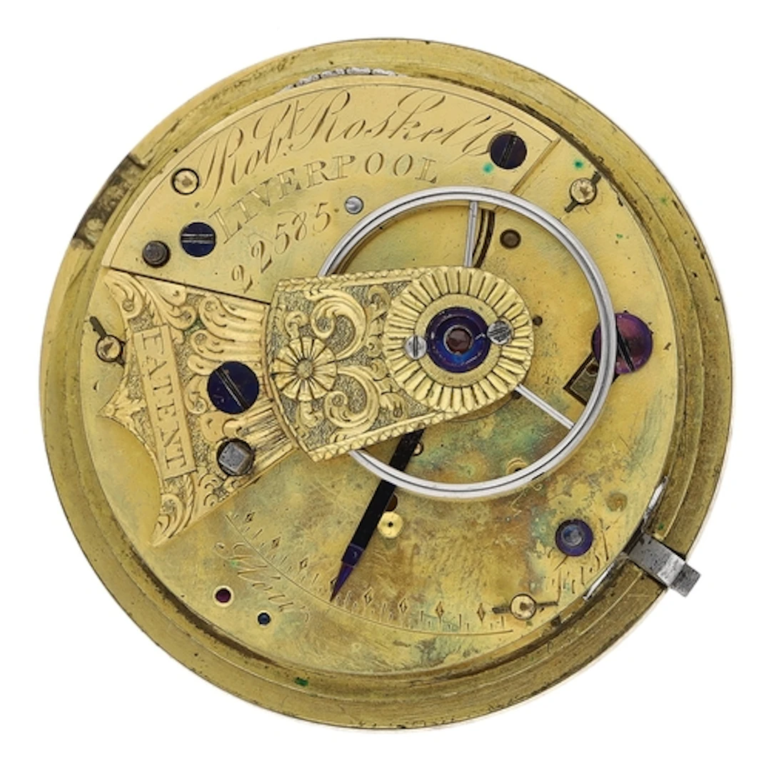 Robert Roskell, Liverpool - fusee patent rack lever pocket w...