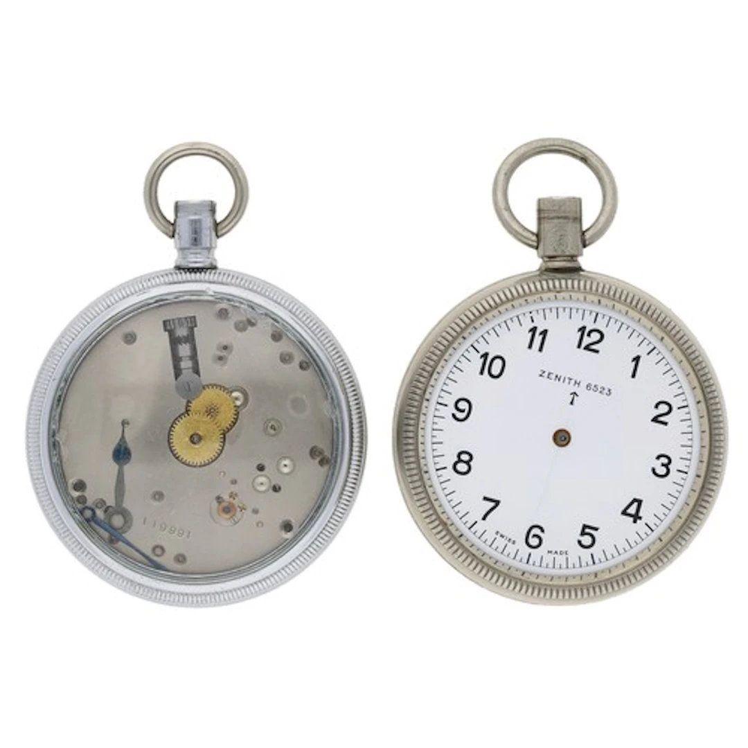 Zenith Royal Navy Hydrographic Service issue nickel cased ce...