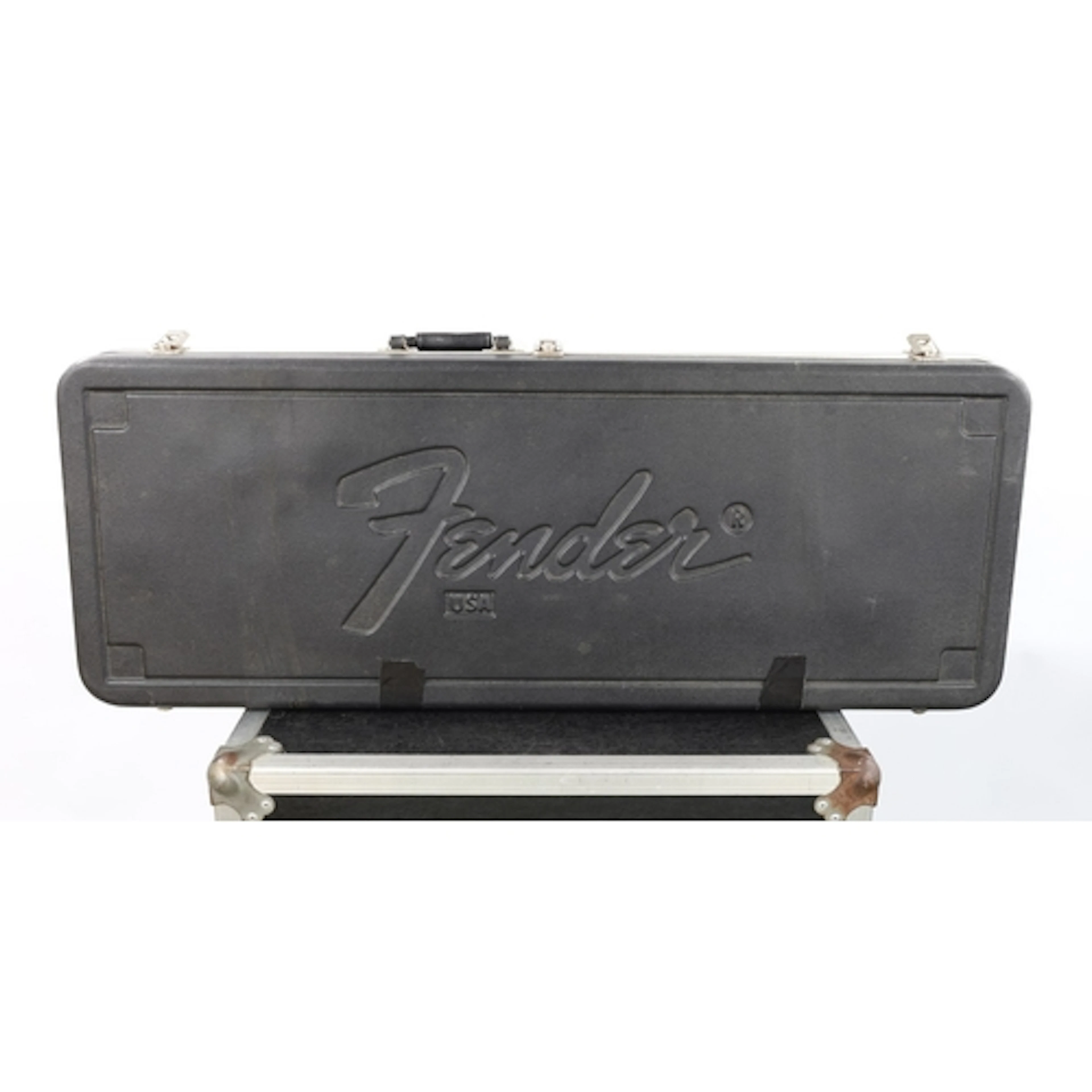 Fender ABS electric guitar hard case (back hinges a/f)...