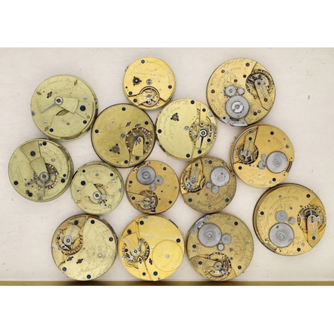 Quantity of Dent lever pocket watch movements to include Den...