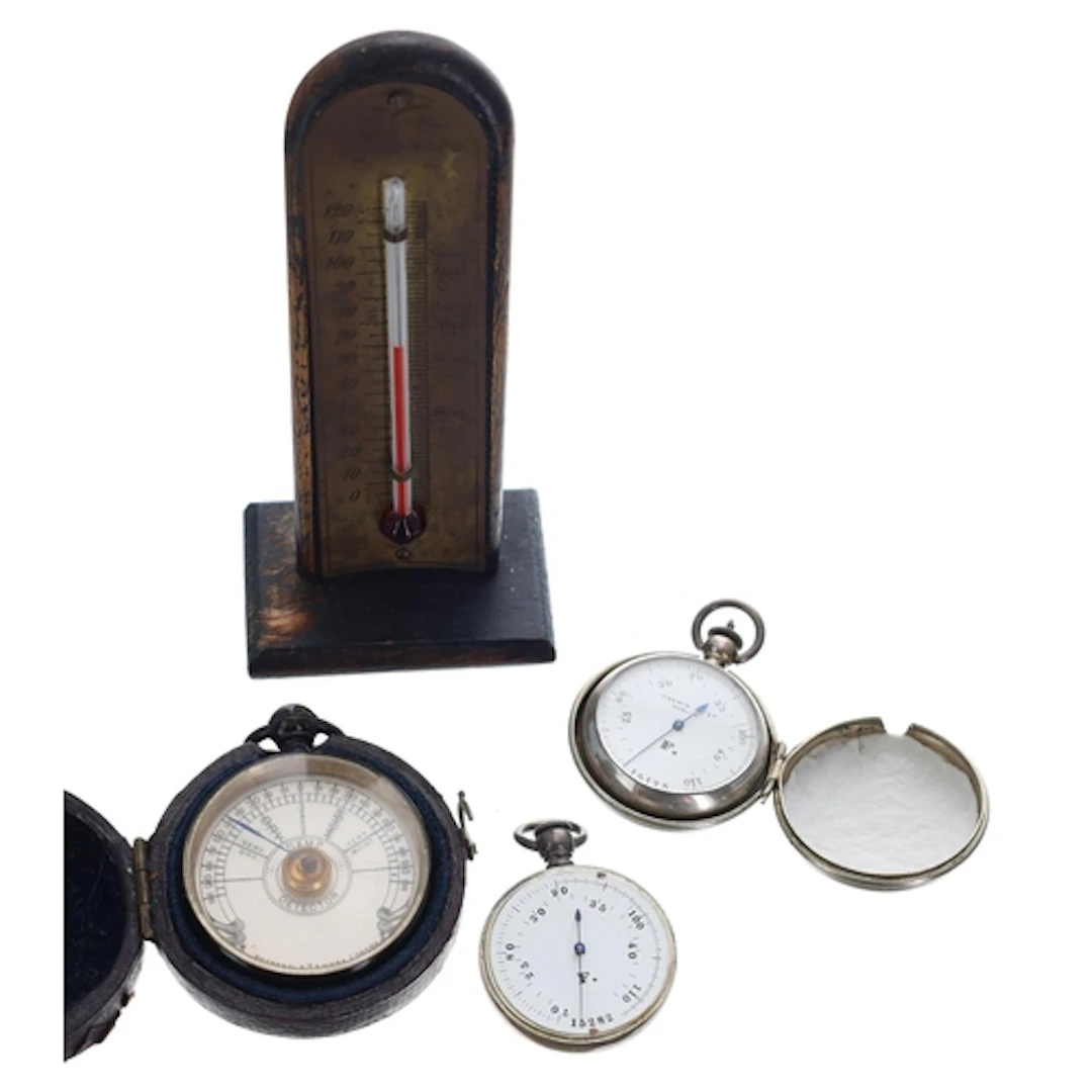 Late 19th century Negretti & Zambra pocket hygrometer, w...