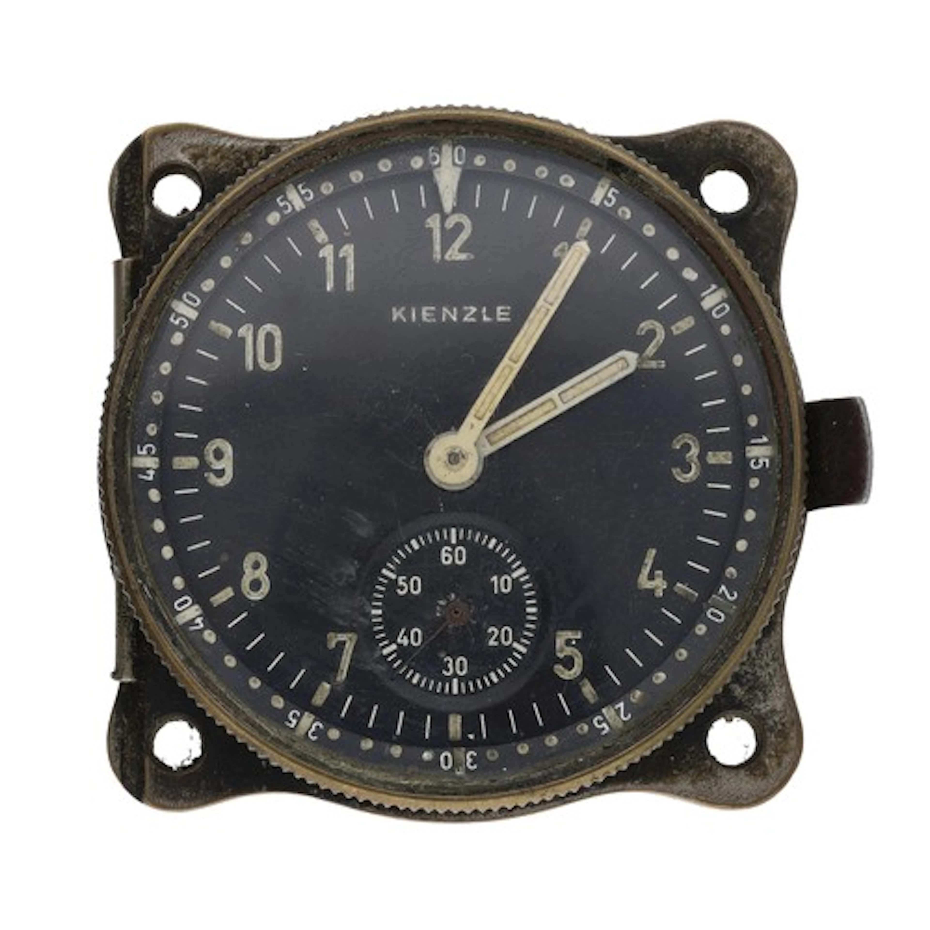 WWII German Luftwaffe Kienzle Borduhr BoUK2 cockpit clock, t...