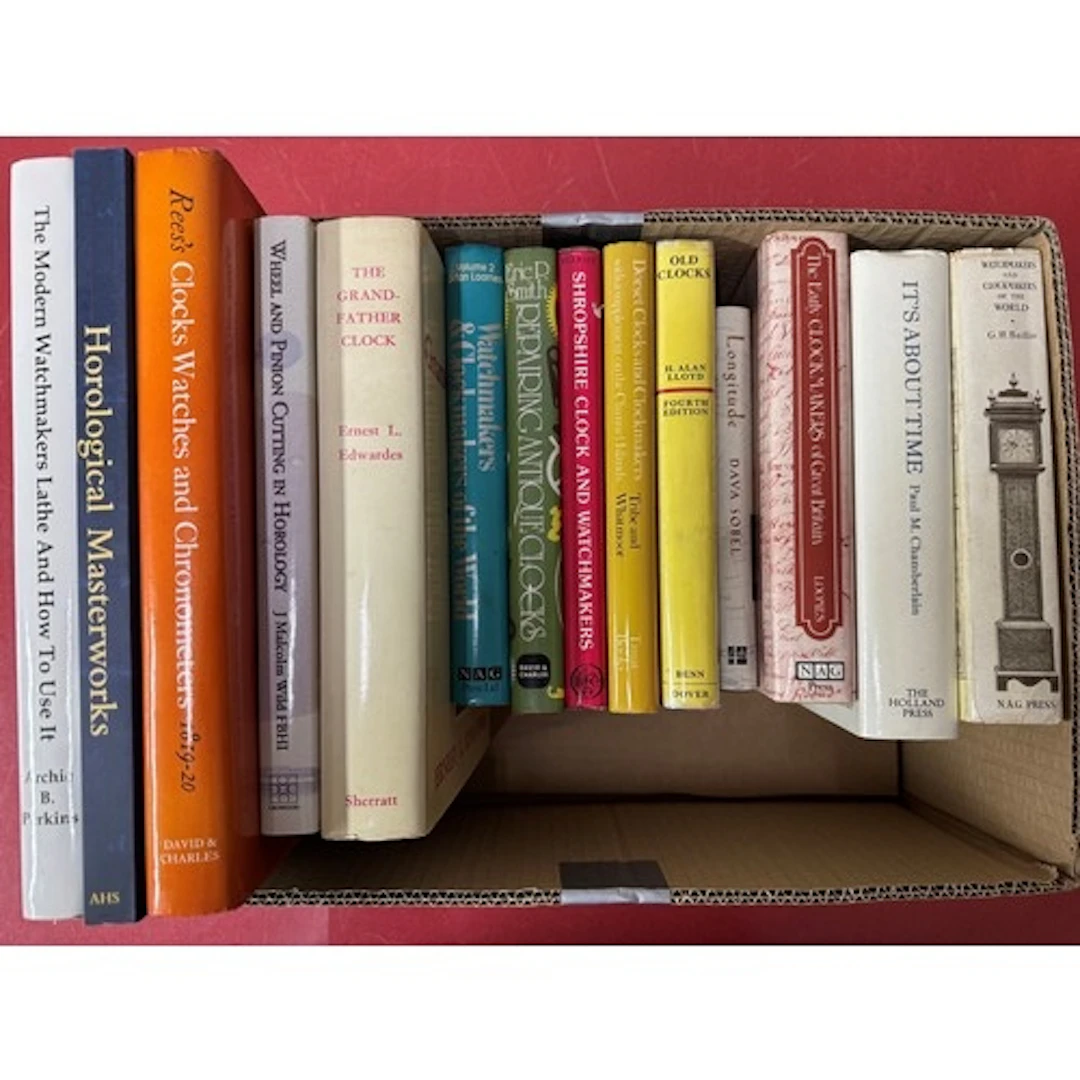 Collection of clock related reference books ...