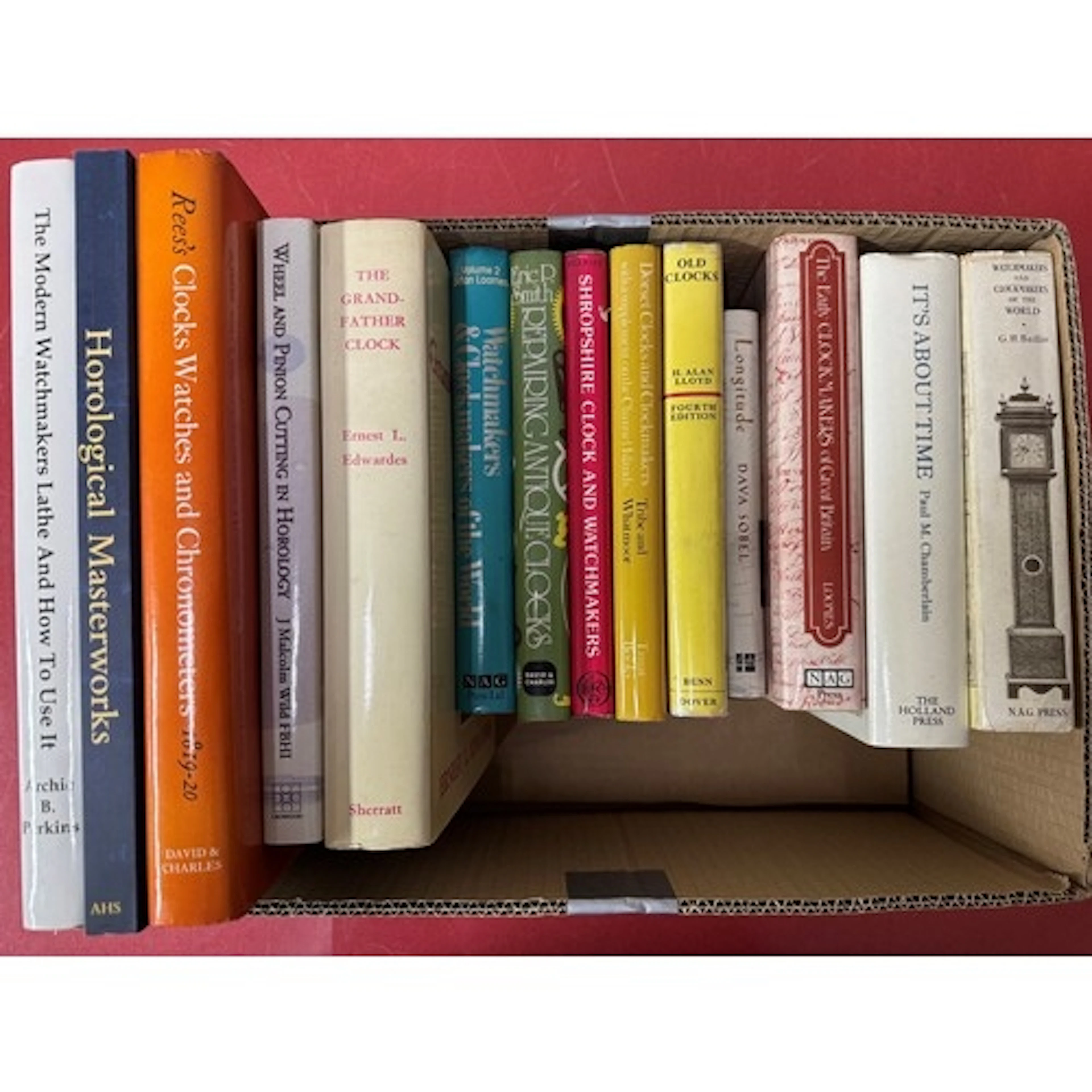 Collection of clock related reference books ...