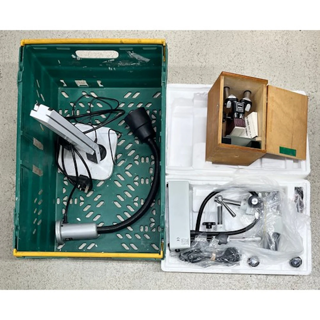 GT Vision binocular microscope, GXMST50A, unused, boxed; tog...