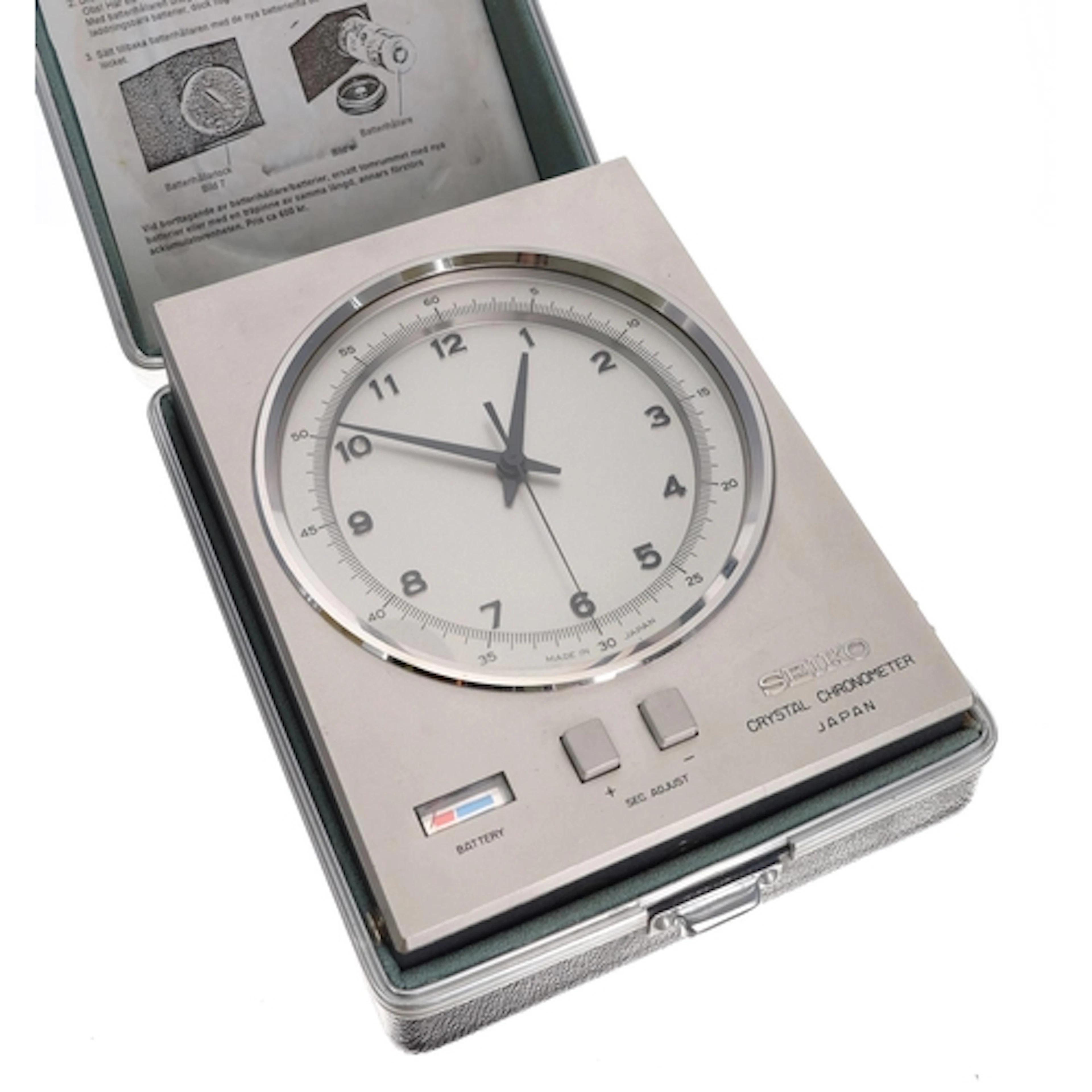 Seiko QC 951-II Crystal chronometer, serial no. 23938, the s...