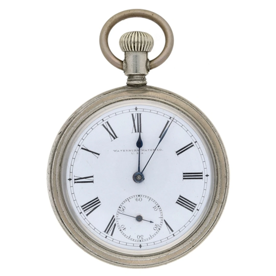 Waterbury Watch Co. 'The Trump' Series I duplex nickel cased...