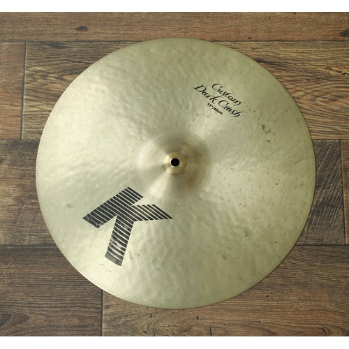 Zildjian K Custom Dark 17" crash cymbal ...