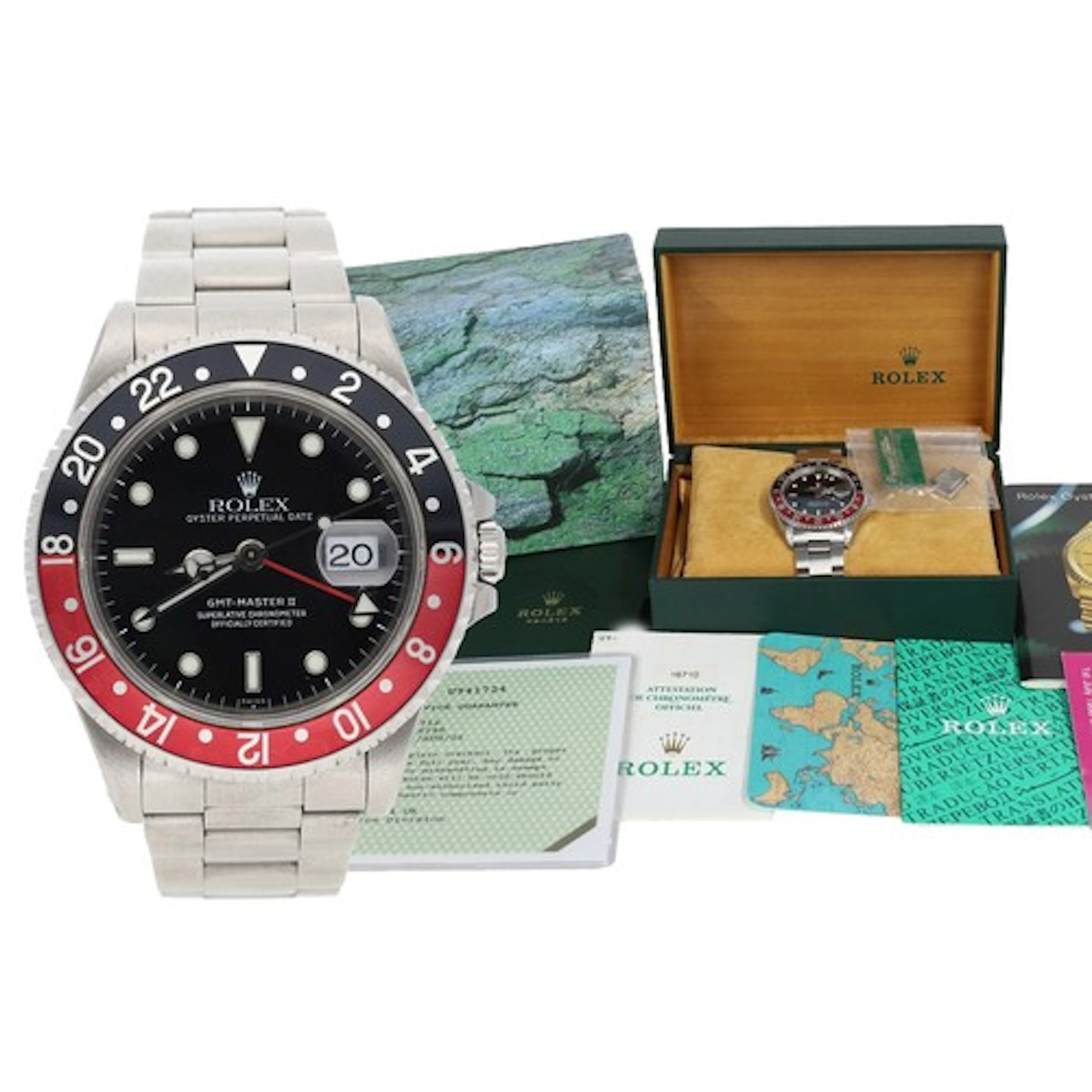 Rolex Oyster Perpetual Date GMT-Master II gentleman's stainl...