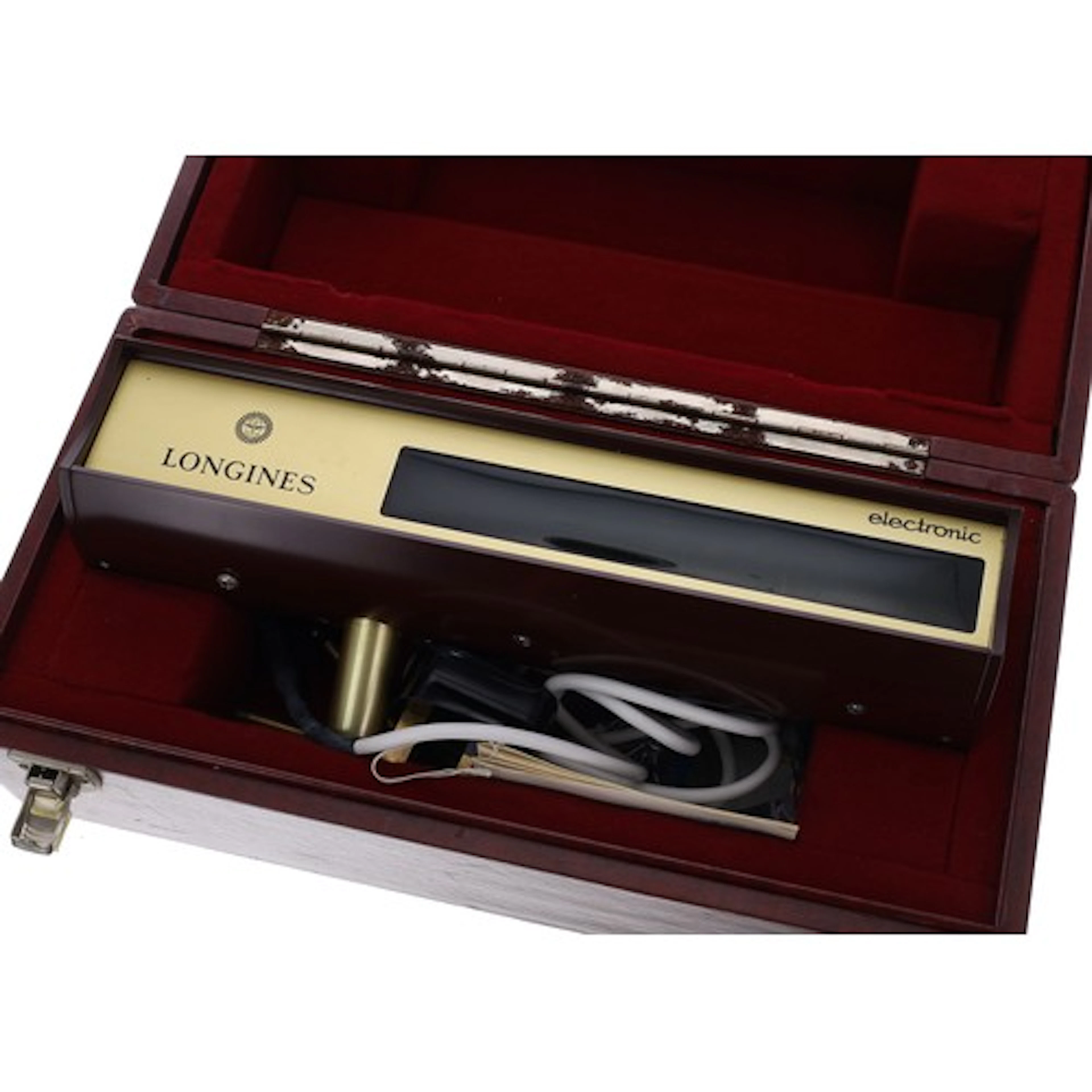 Rare Longines N21 digital desk clock in the original fitted ...