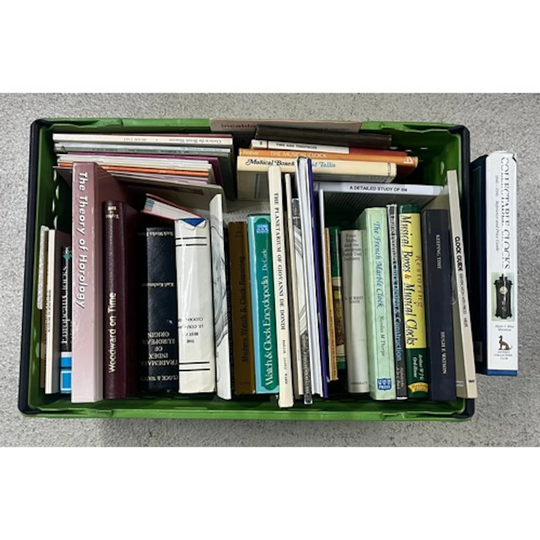 Quantity of horology related reference book, some relating t...