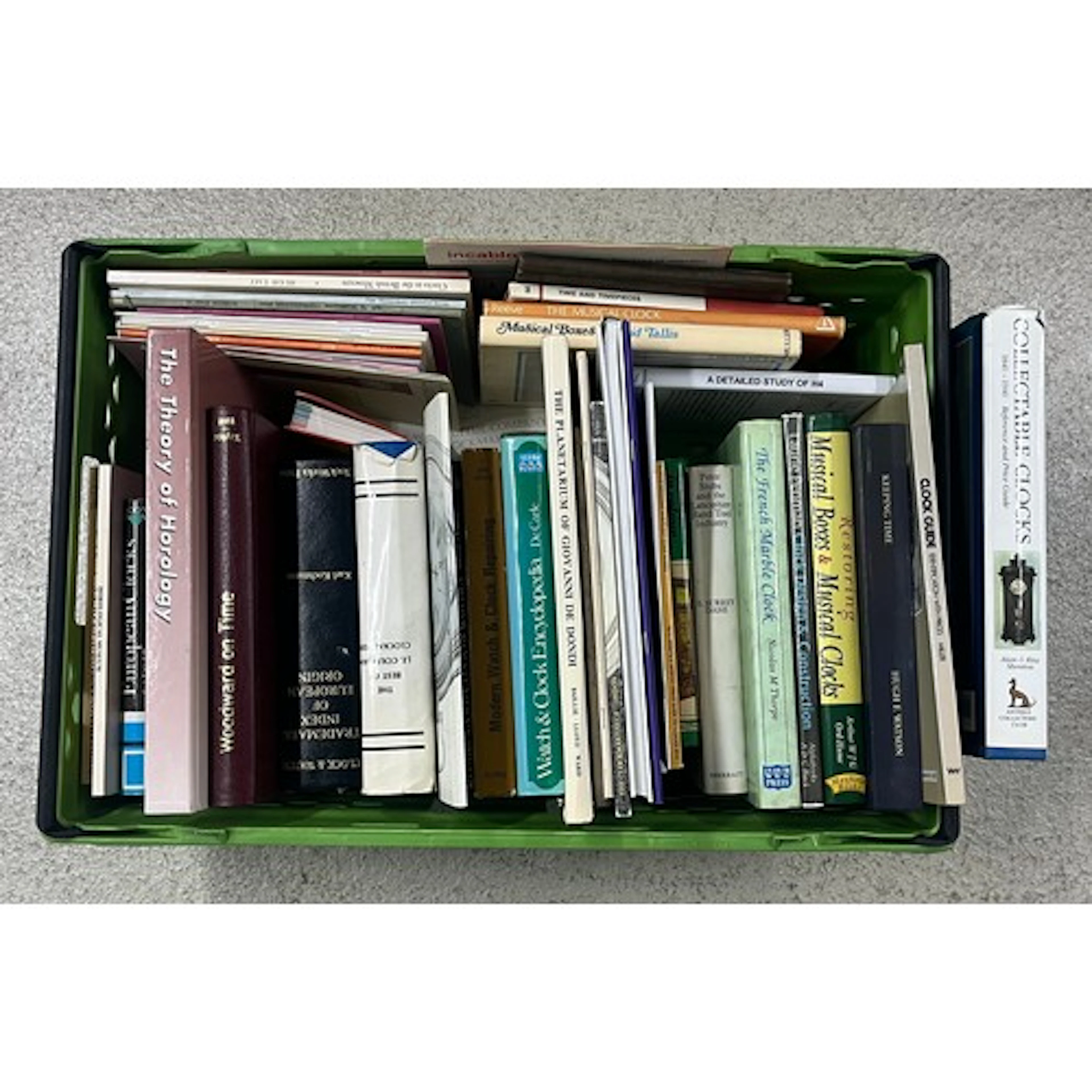 Quantity of horology related reference book, some relating t...