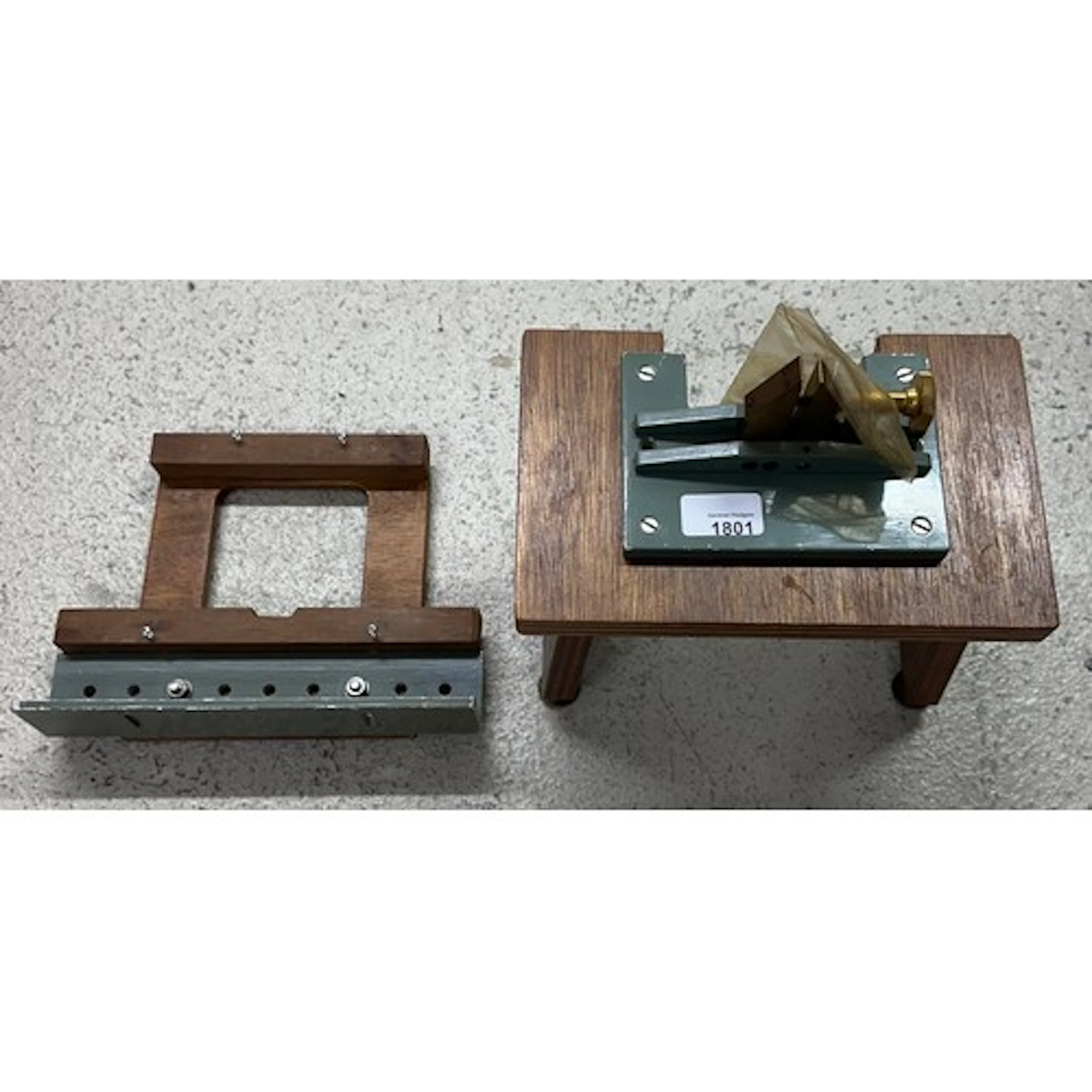 French clock movement test stand and another...