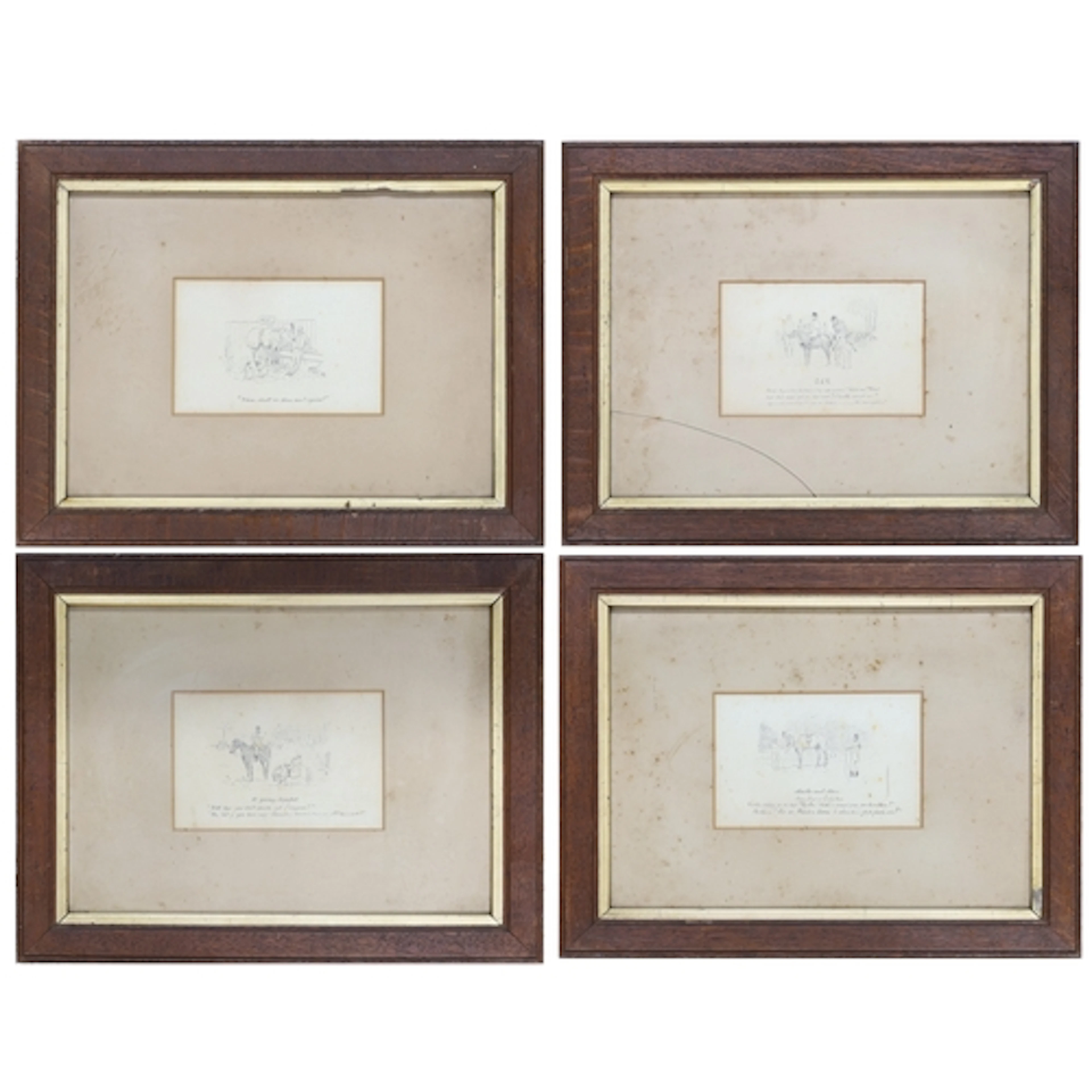 English school (20th century) - Equestrian scenes, “Wh...