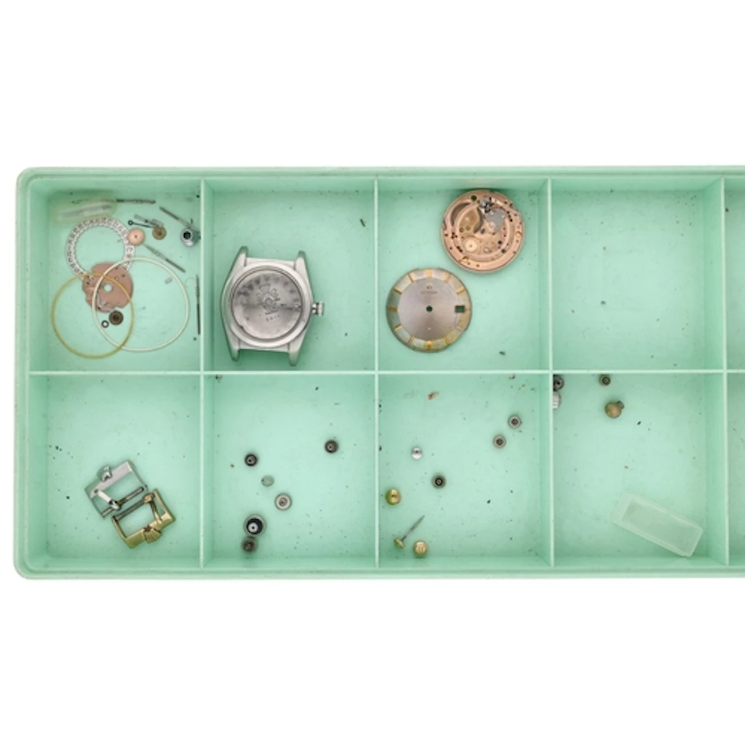 Rolex Oyster 'bubble back' stainless steel wristwatch case, ...