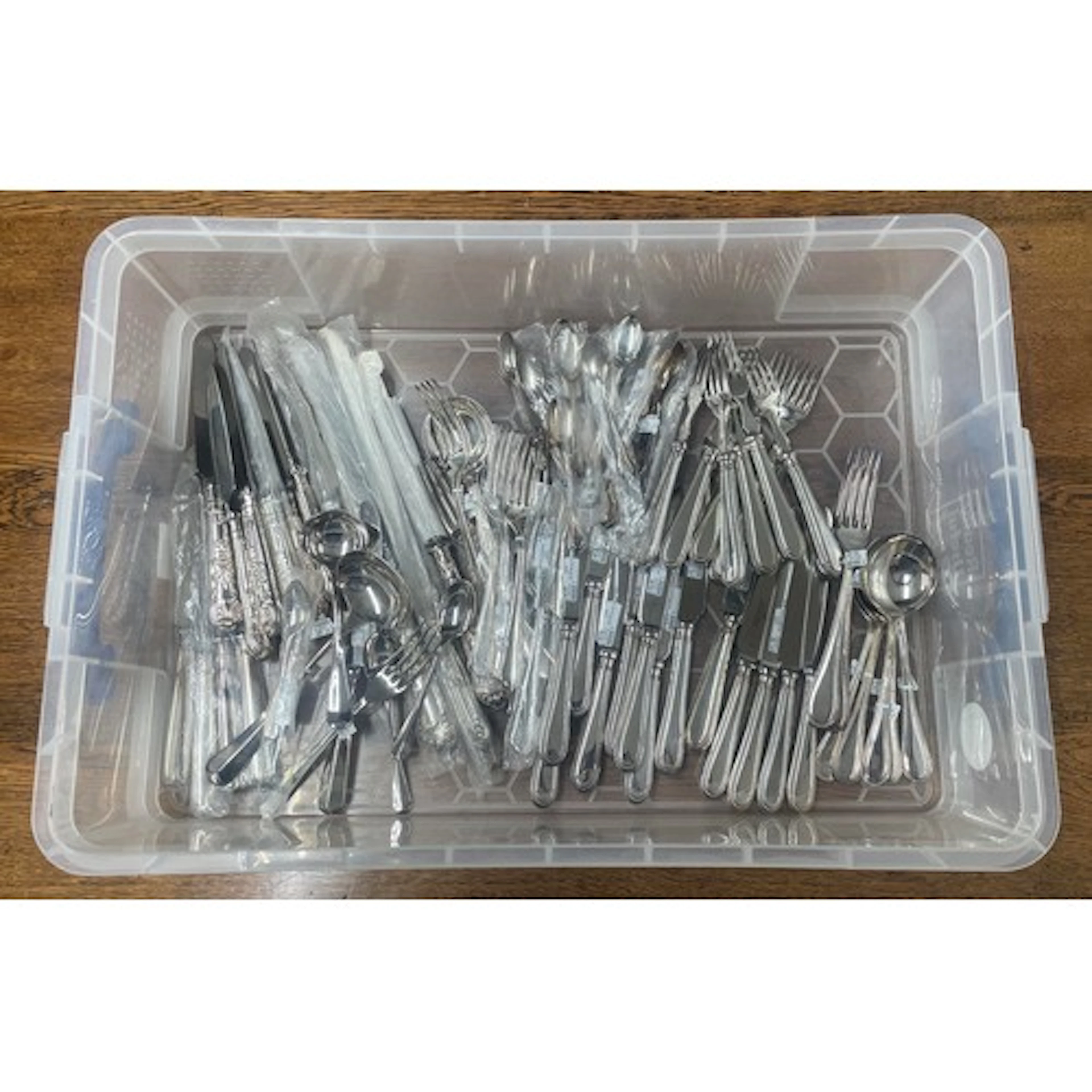 Collection of modern silver plated flatware and cutlery, to ...