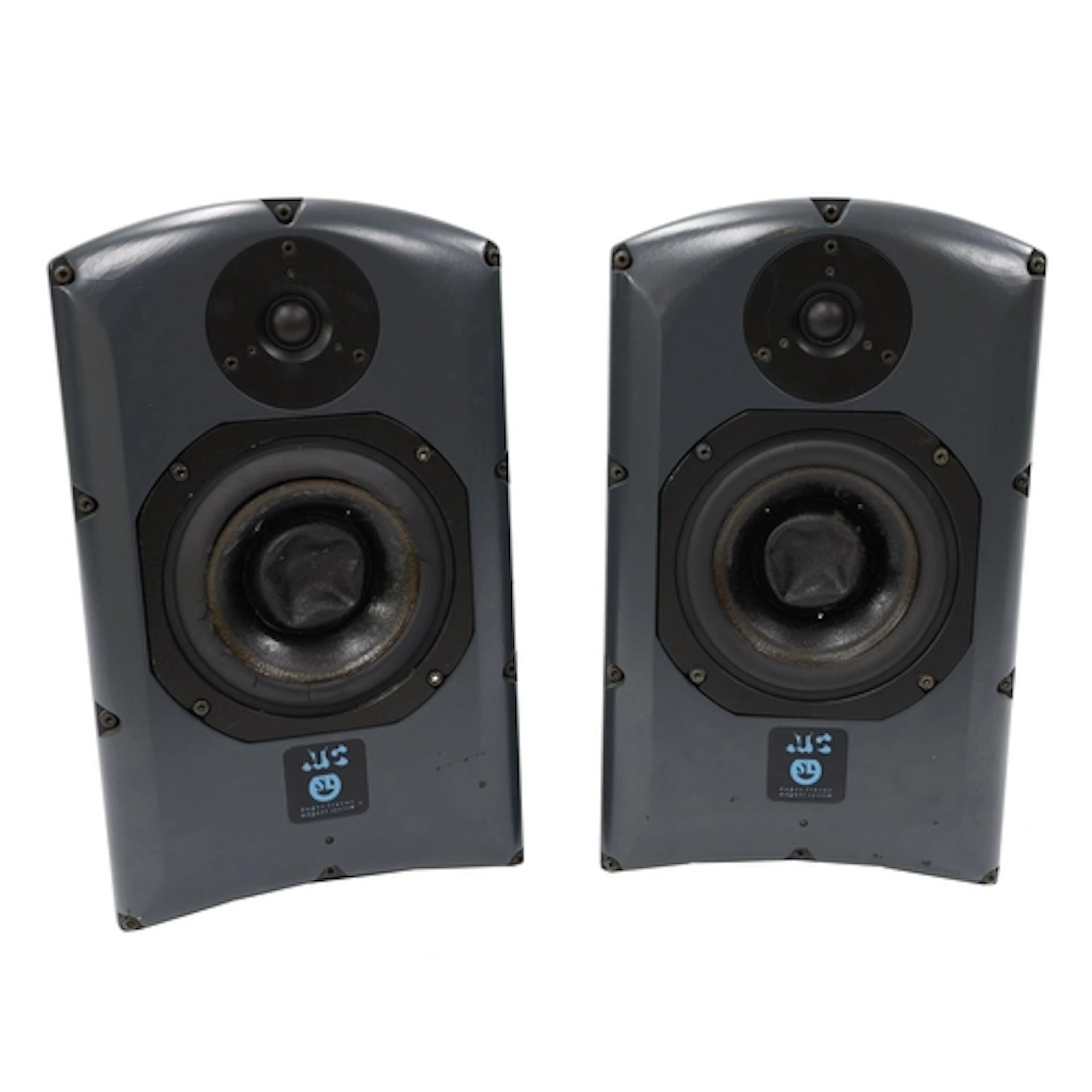 Pair of ATC SCM active monitor speakers (some cone damage vi...