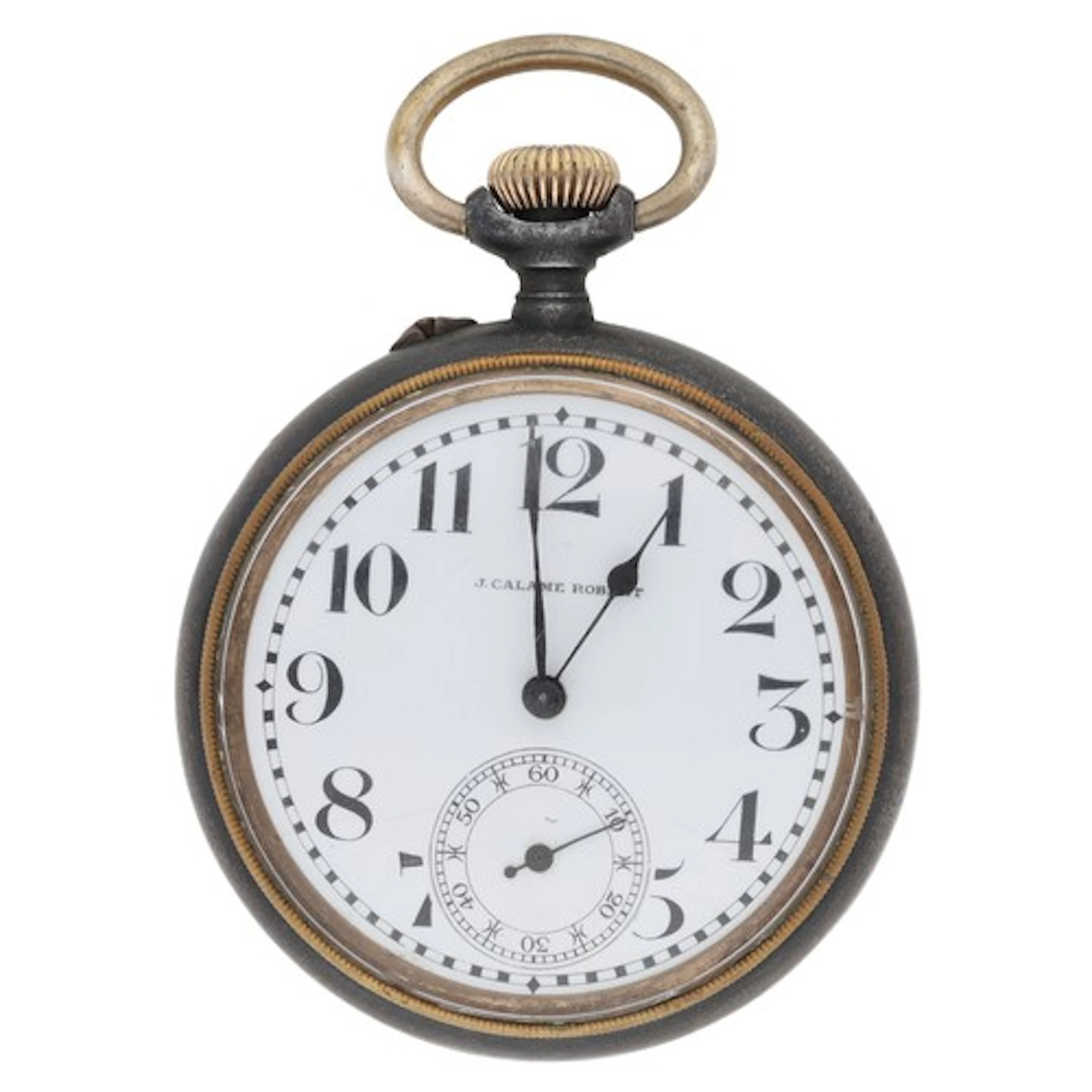 Swiss gunmetal 'Borgel' cased lever pocket watch, gilt frost...