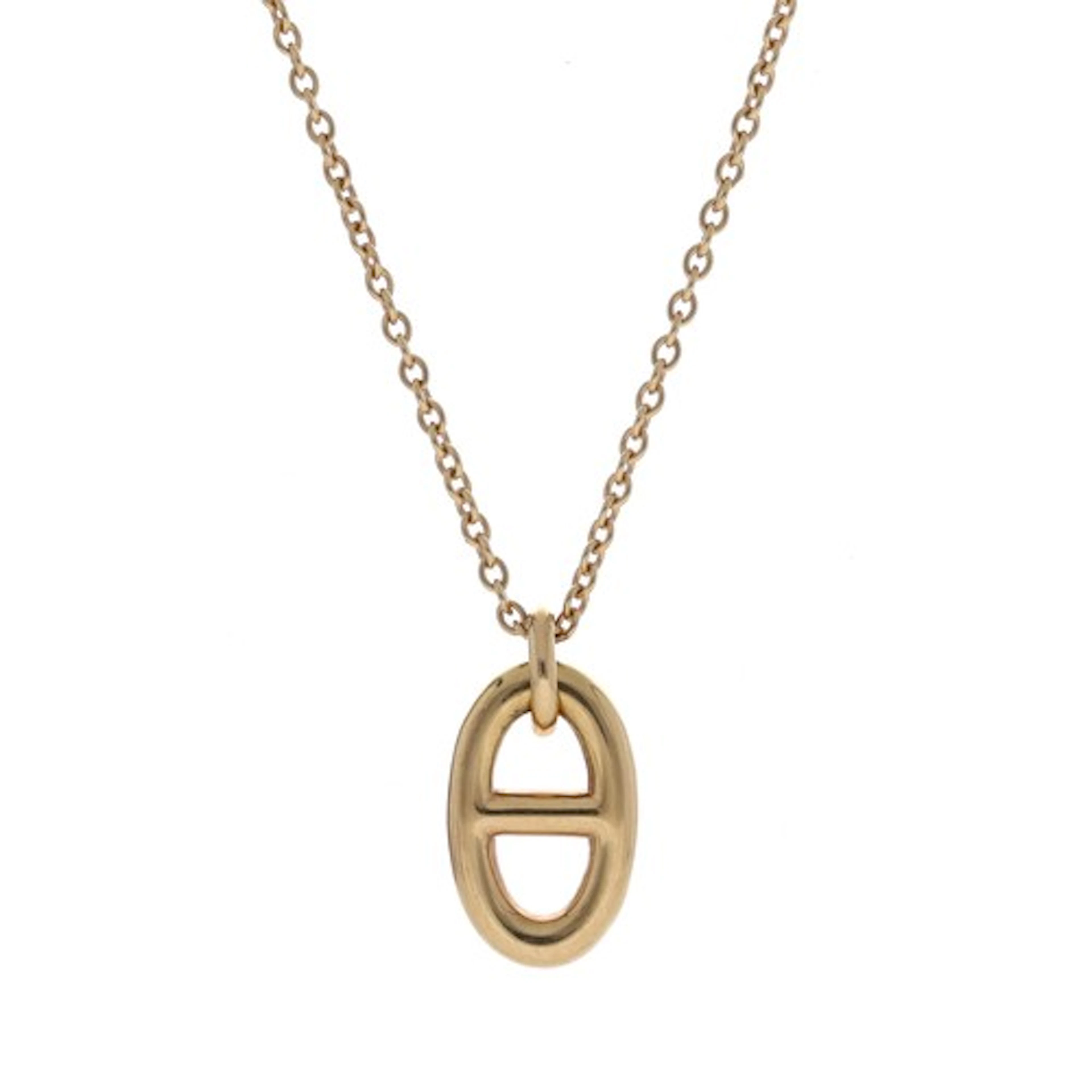 Hermes Paris Farandole 18ct rose gold pendant on necklace, t...