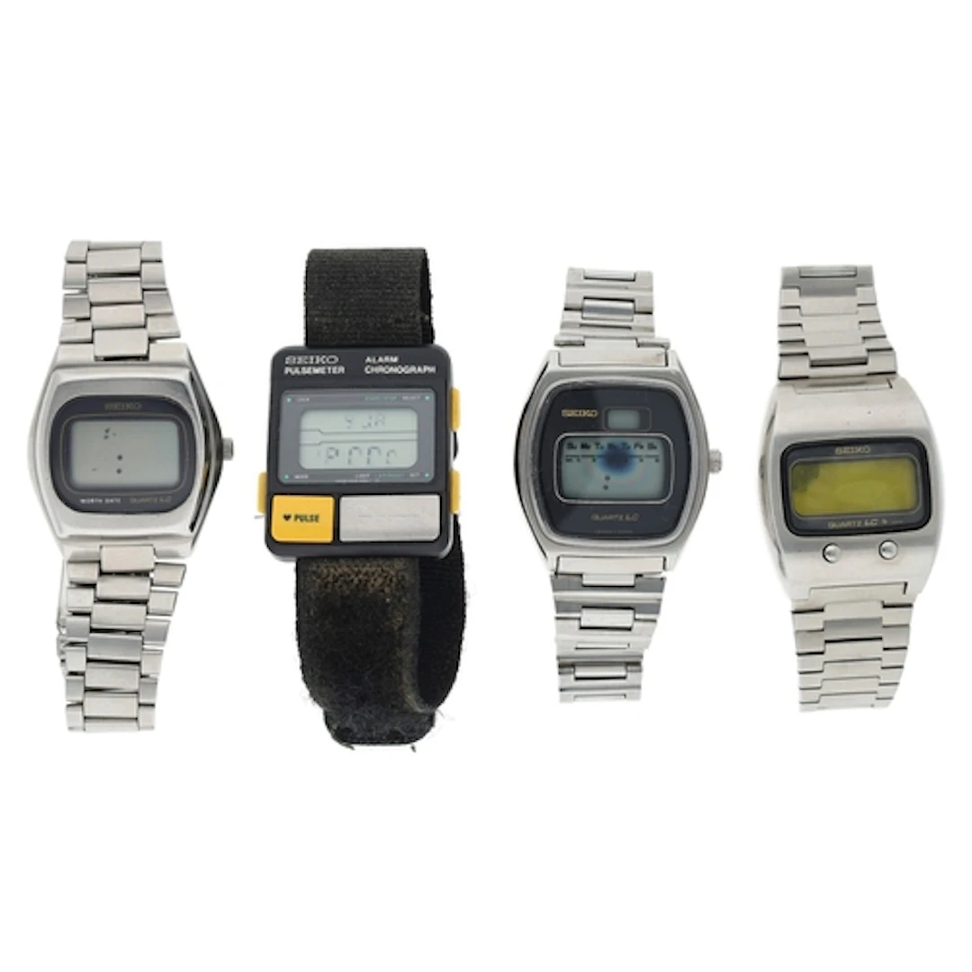 Seiko Quartz LC digital LCD gentleman's wristwatch for repai...