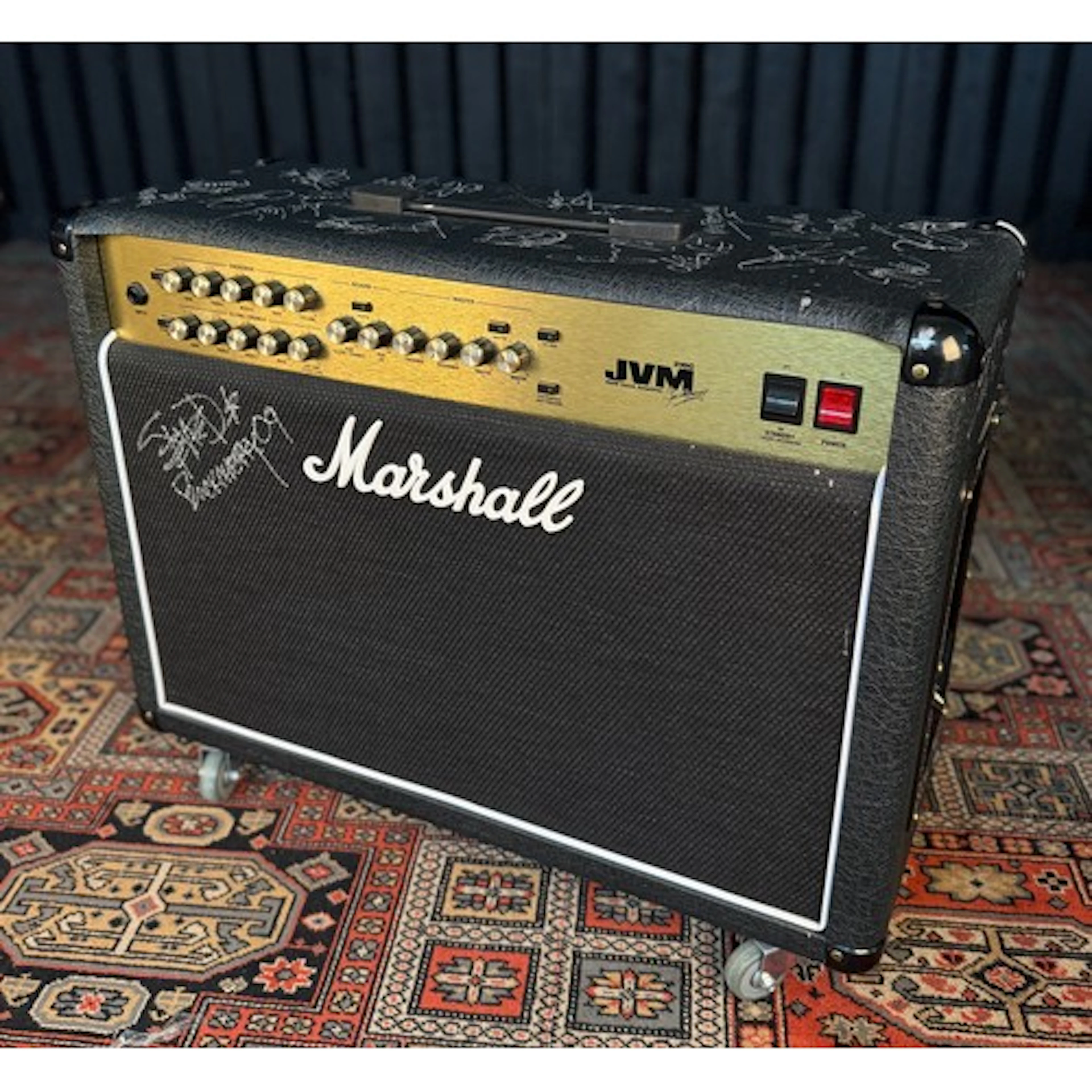 Artists various - autographed 2008 Marshall JVM210C 100 watt...