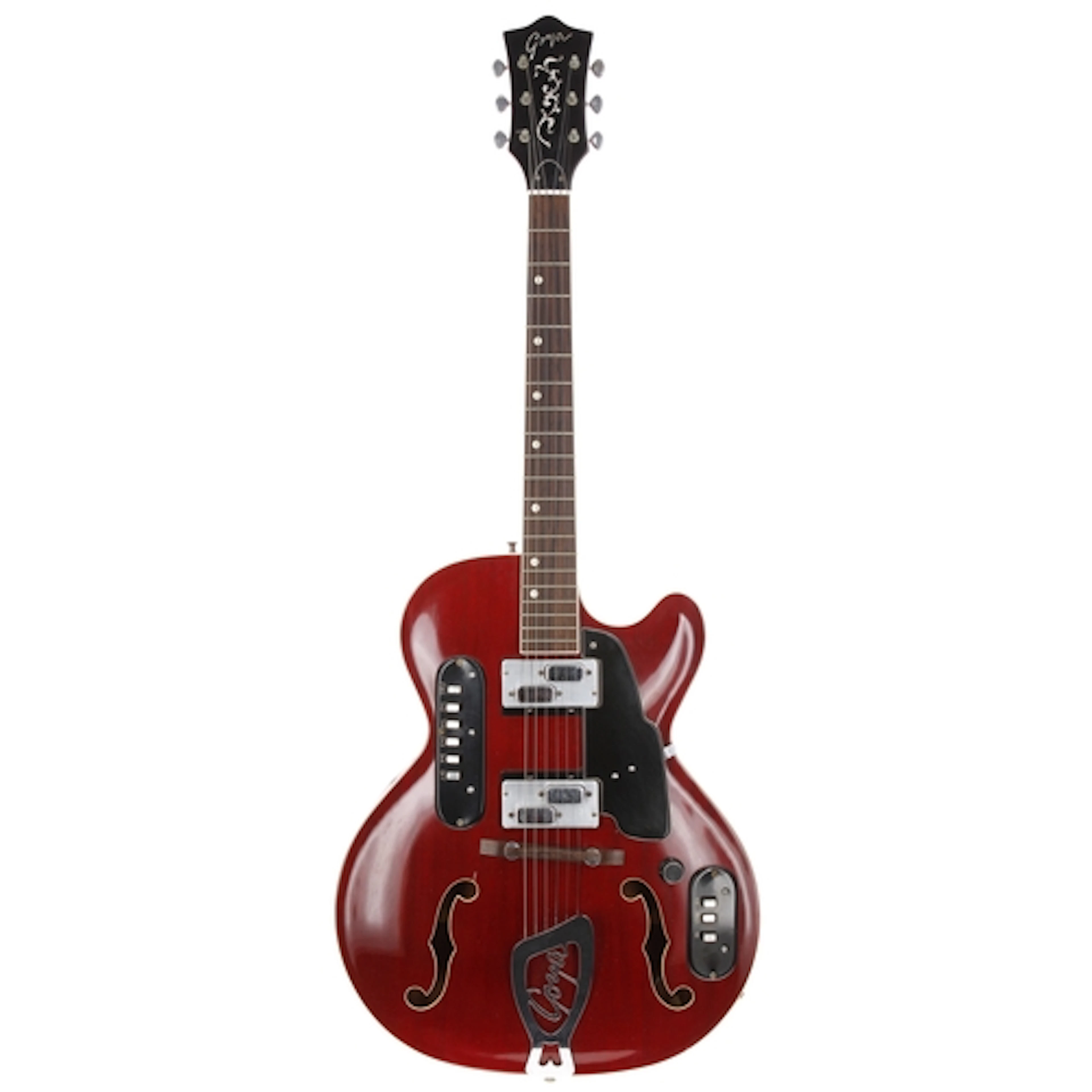 1960s Goya Rangemaster semi-hollow body electric guitar, mad...