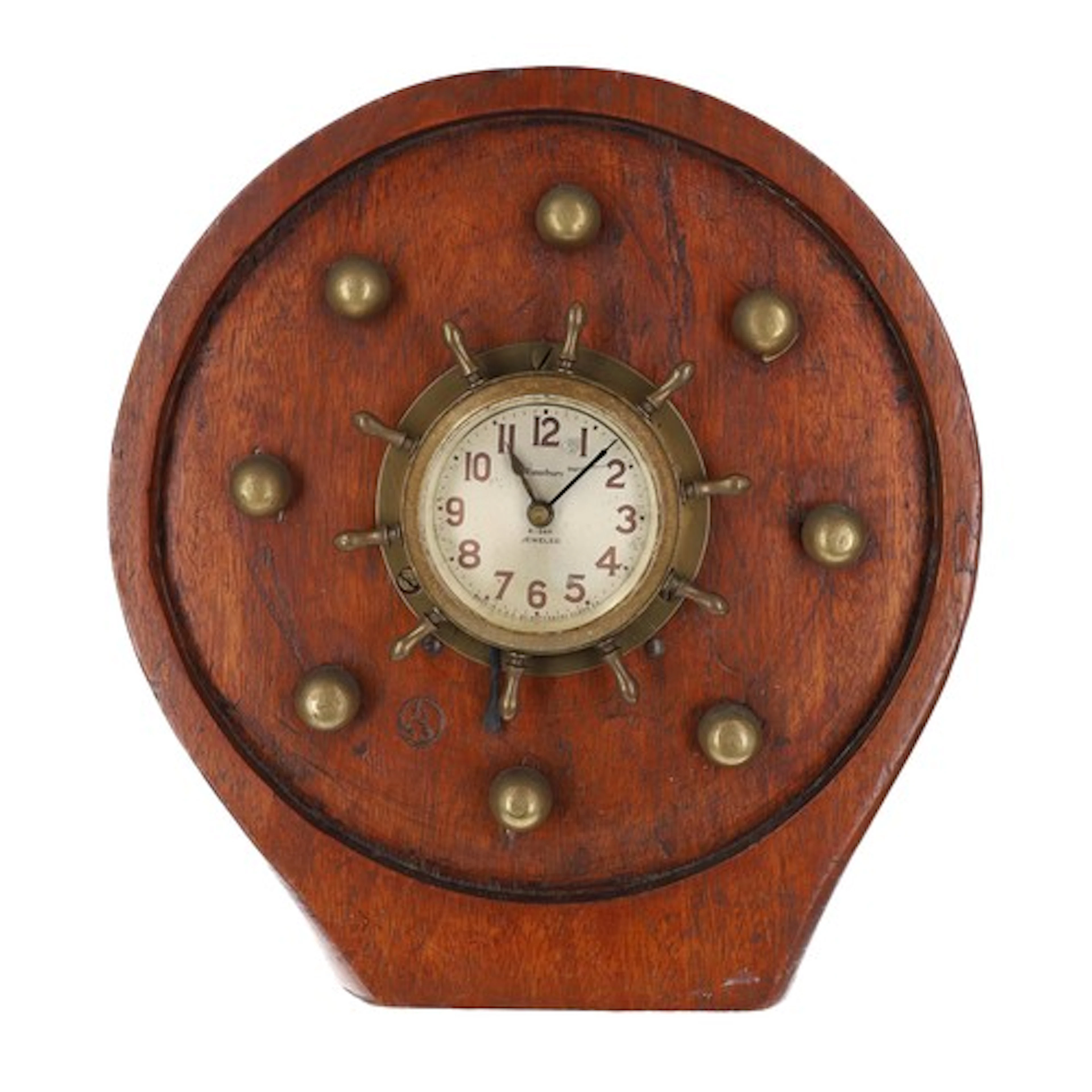 Interesting WWI period propeller clock, inset with a Waterbu...