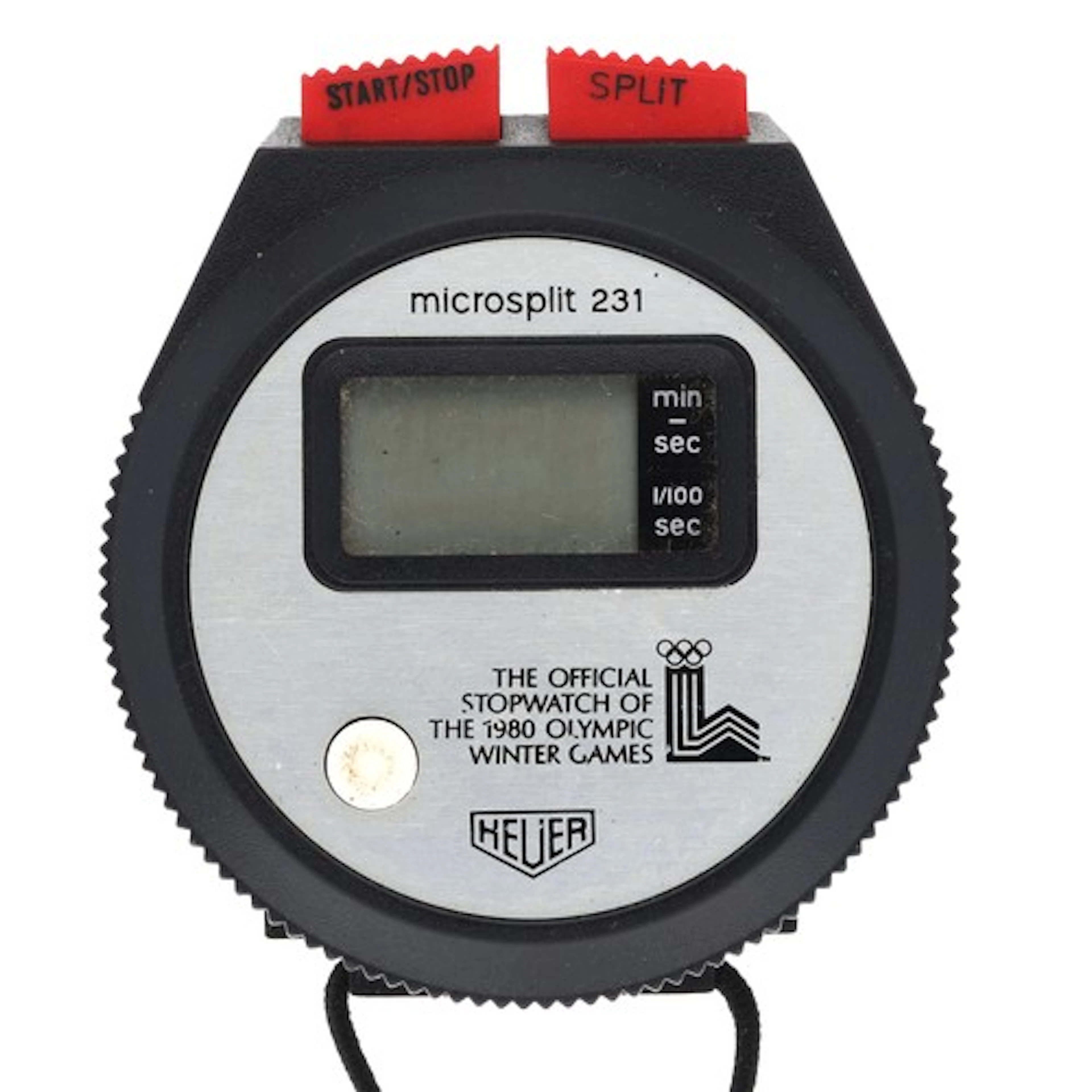 Heuer Microsplit 231, 'The Official Stopwatch of the 1980 Ol...