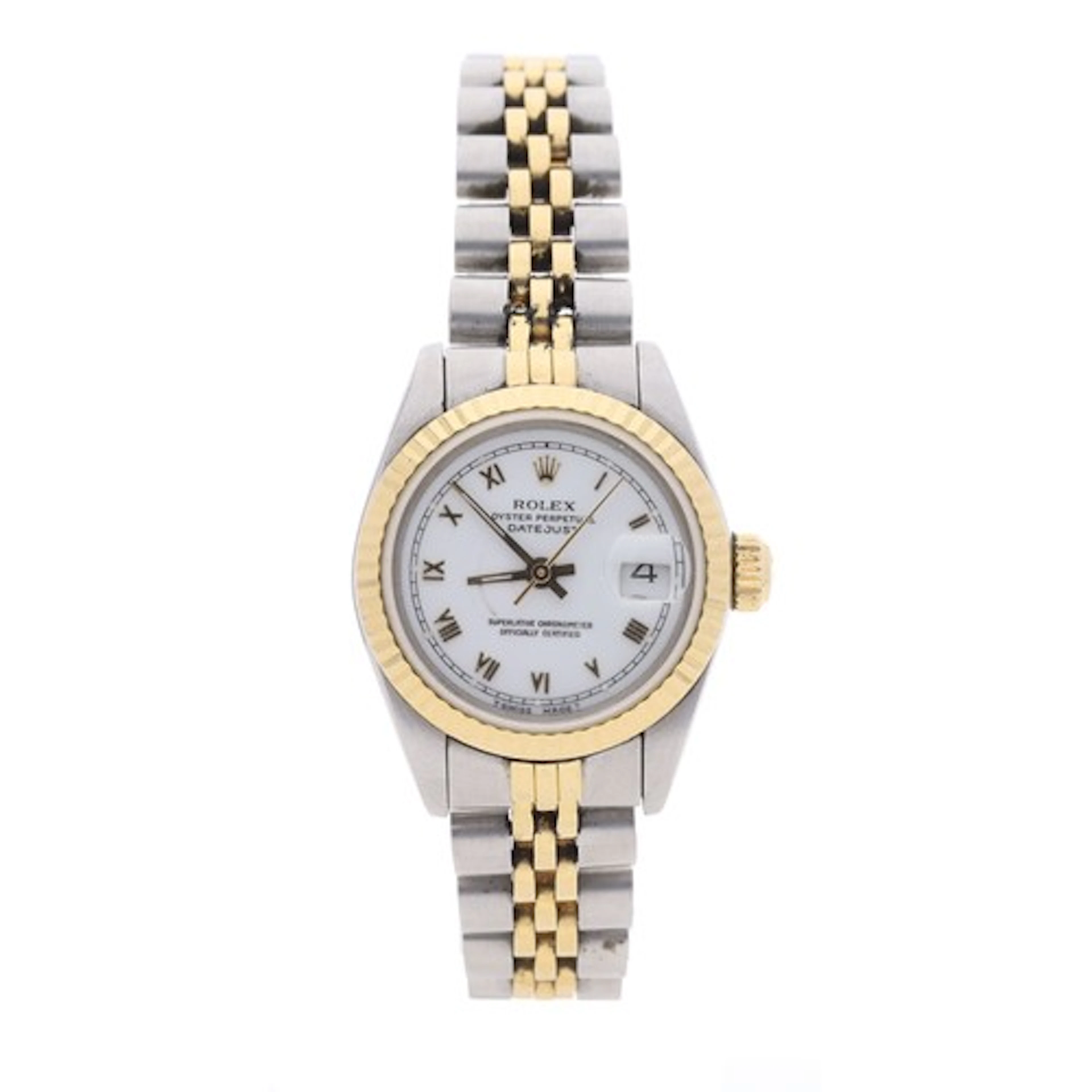 Rolex Oyster Perpetual Datejust stainless steel and gold lad...