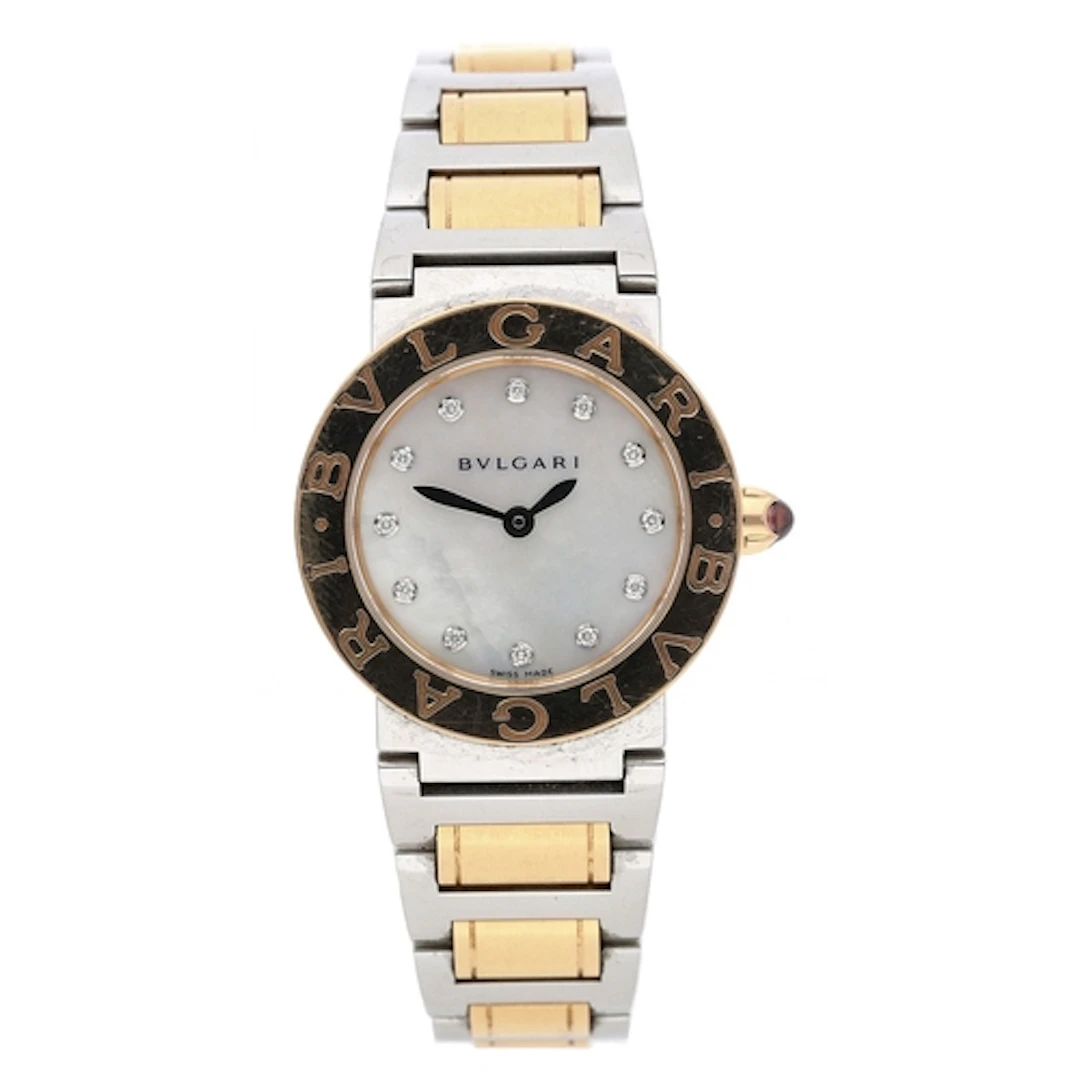 Bvlgari rose gold and stainless steel lady's wristwatch, ref...