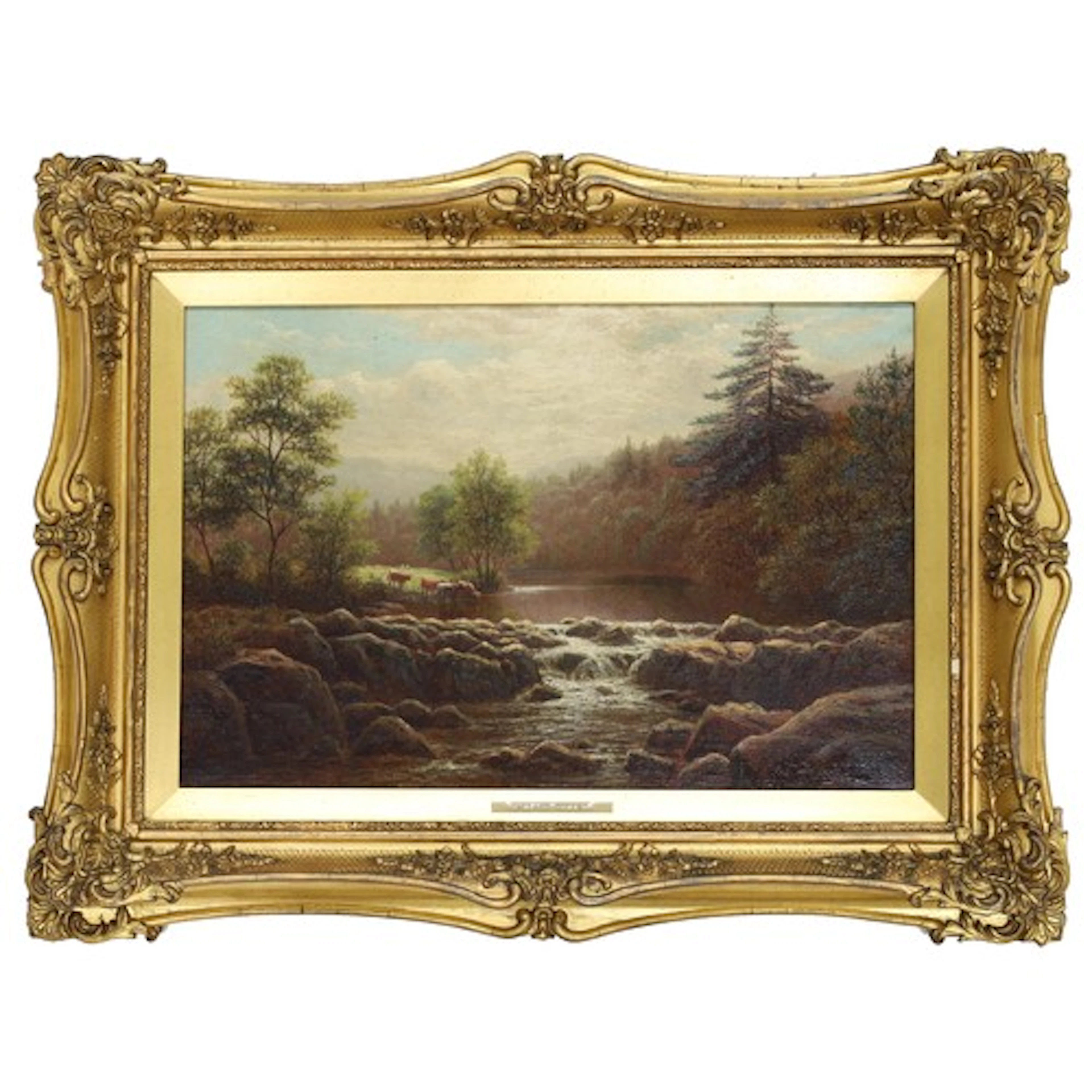 William Mellor - “On the River Llugwy, North Wales”, signed,...