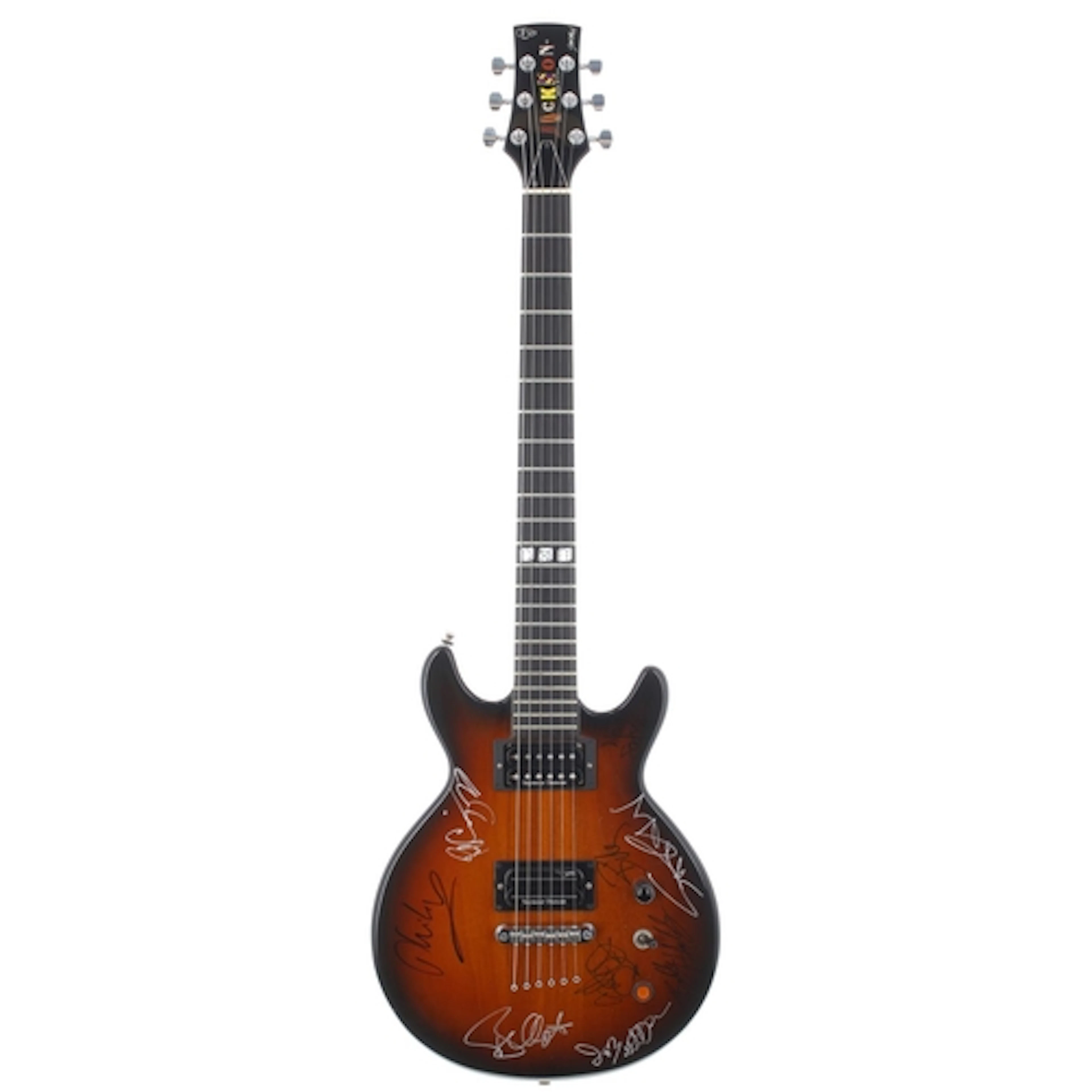 Anthrax and Biohazard - autographed Jackson JJ2 Scott Ian si...