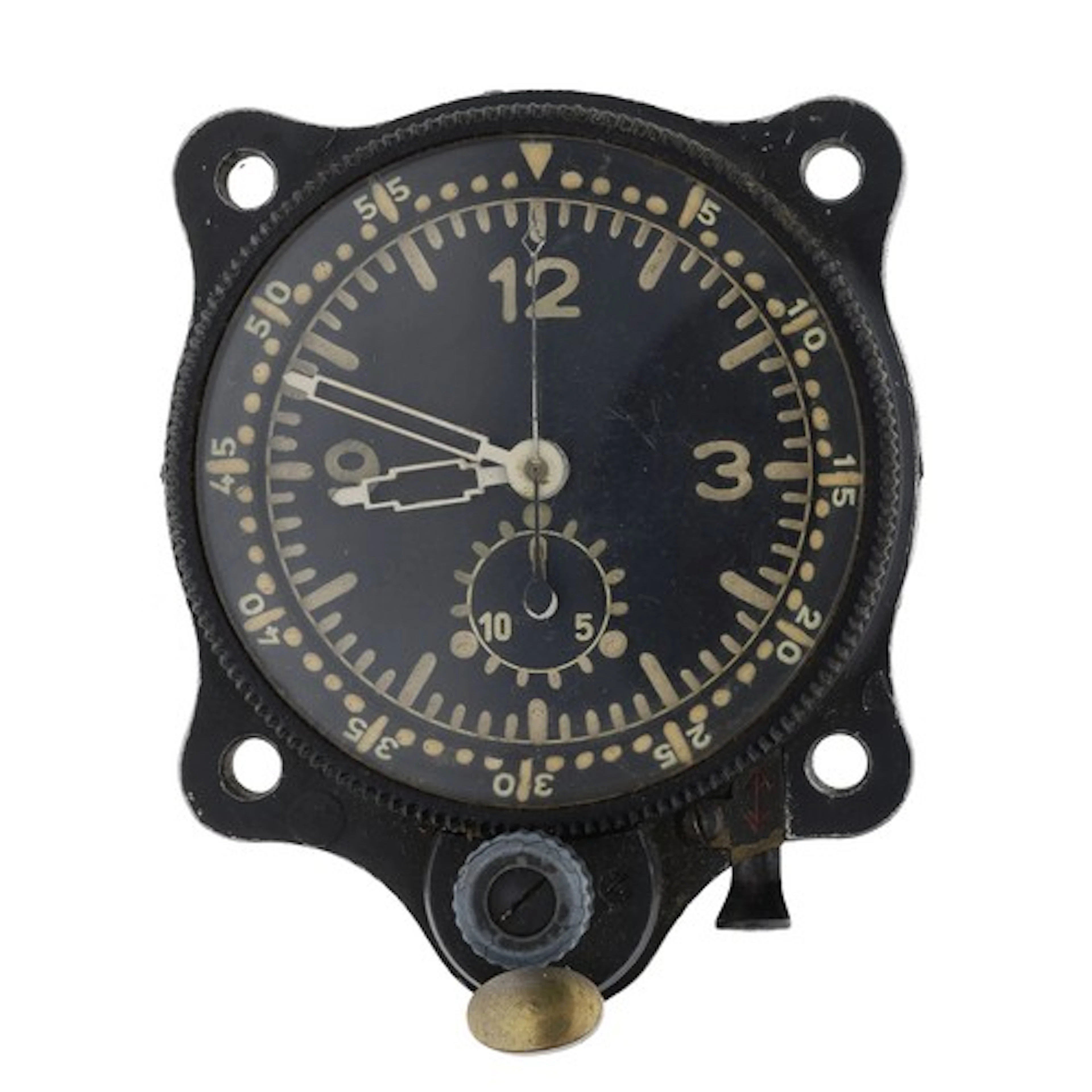 WWII German Luftwaffe Junghans Borduhr Cockpit clock from ME...